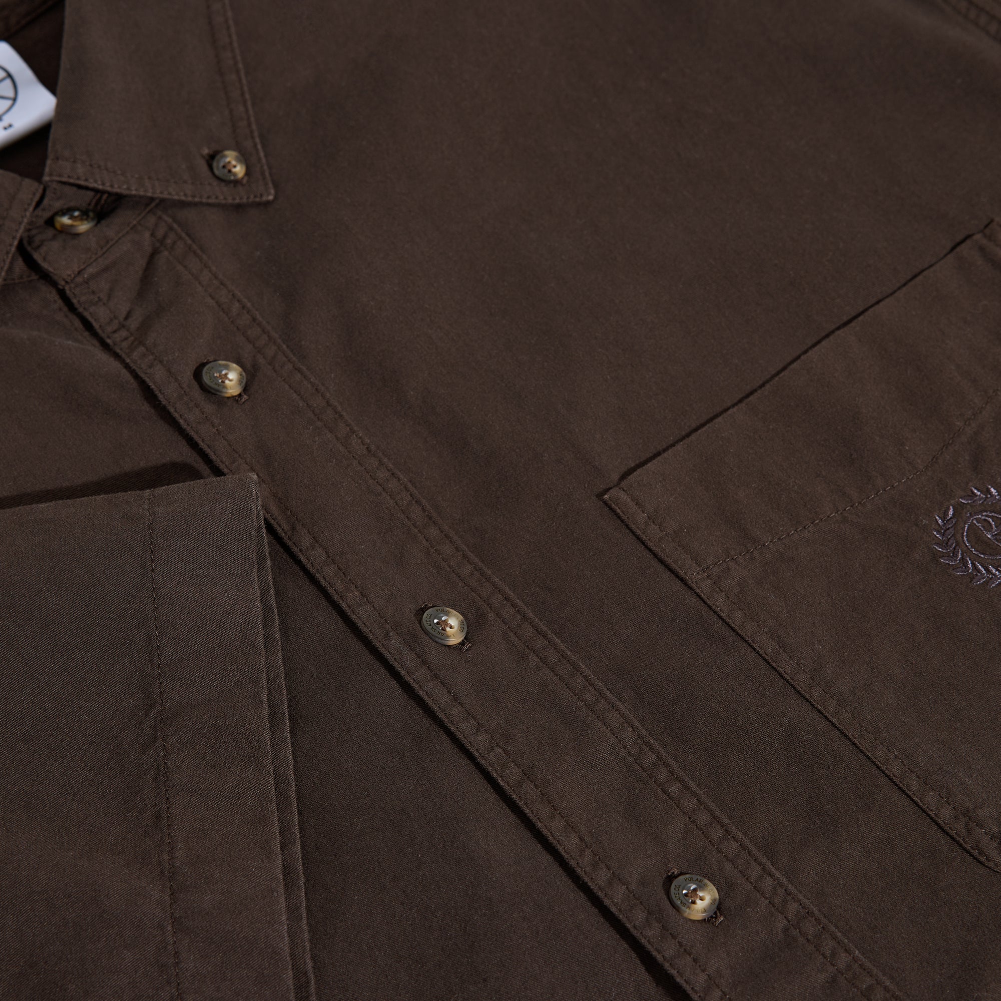 Polar Skate Co Ted Shirt Chocolate