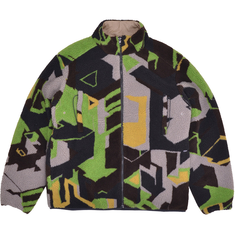 Pop Trading Company Adam Reversible Jacket Delta Camo