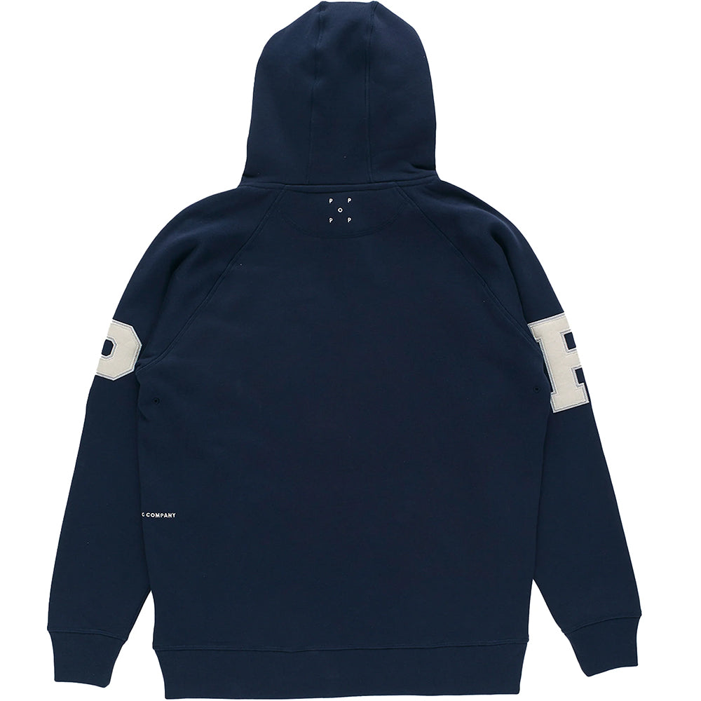 Pop Trading Company Football Hooded Sweat Navy