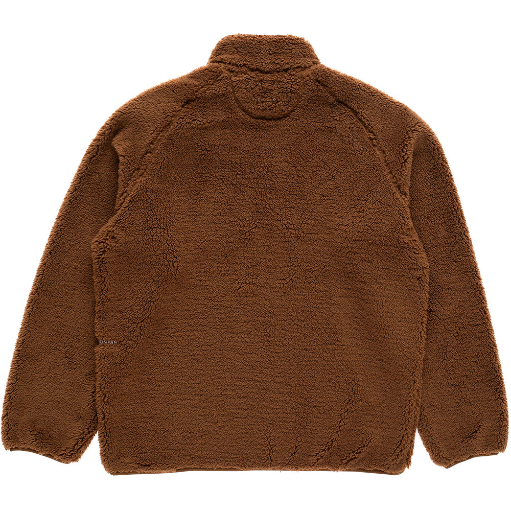 Pop Trading Company Halfzip Polar Fleece Sweat Bison