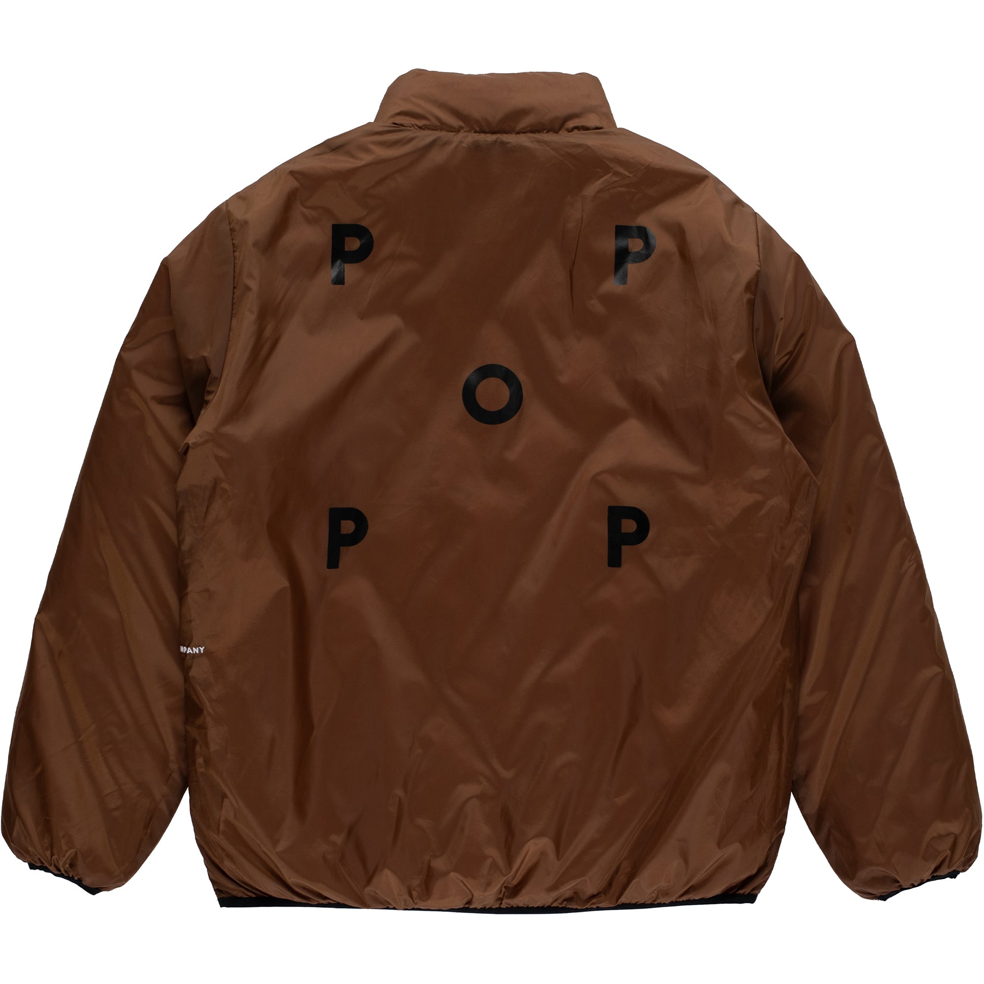 Pop Trading Company Quilted Reversible Jacket Four Leaf Clover/Bison