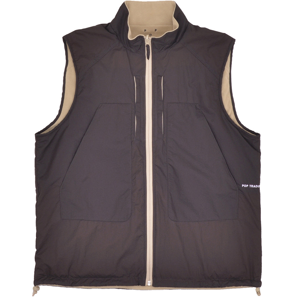 Pop Trading Company Reversible Safari Vest Delicioso/White Pepper