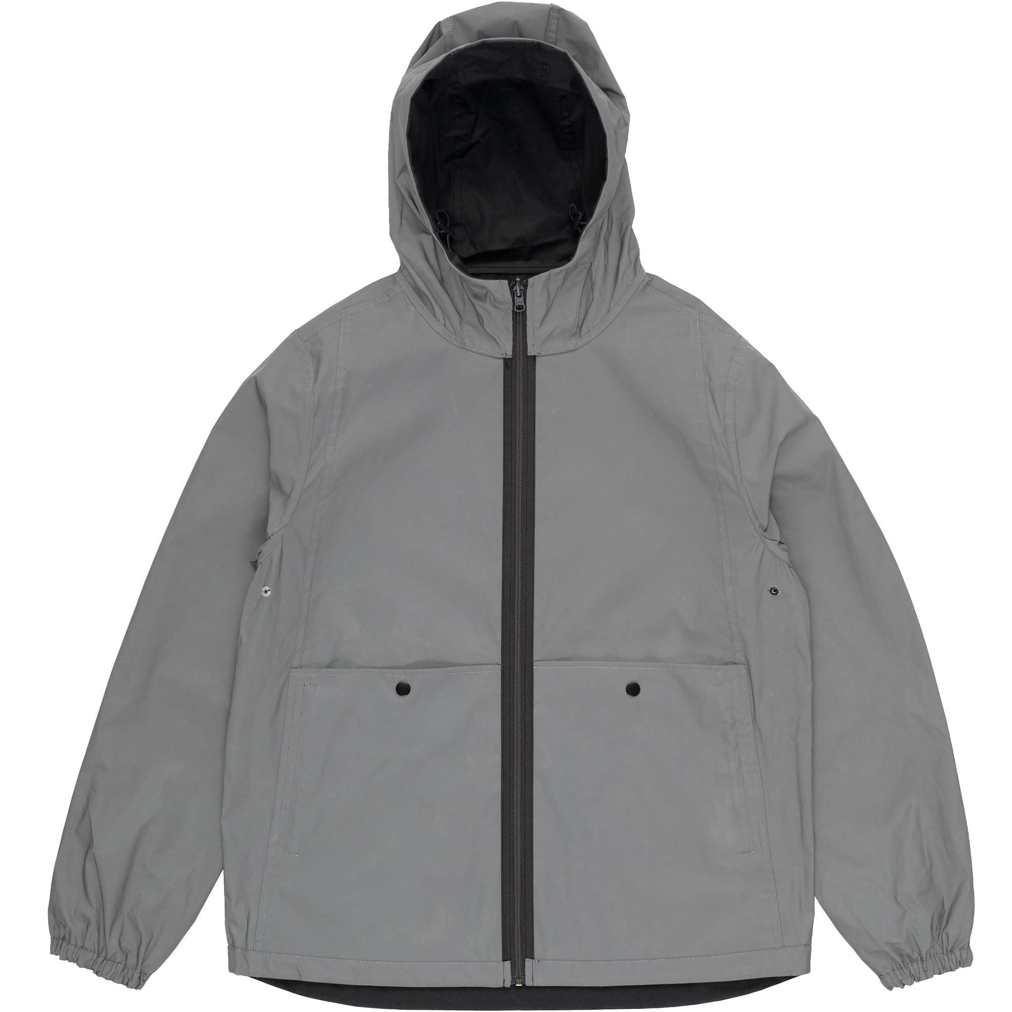 Pop Trading Company Reversible Tech Jacket Anthracite/Reflective