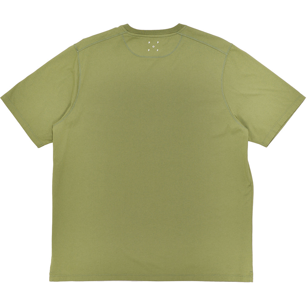 Pop Trading Company Trading T Shirt Loden Green