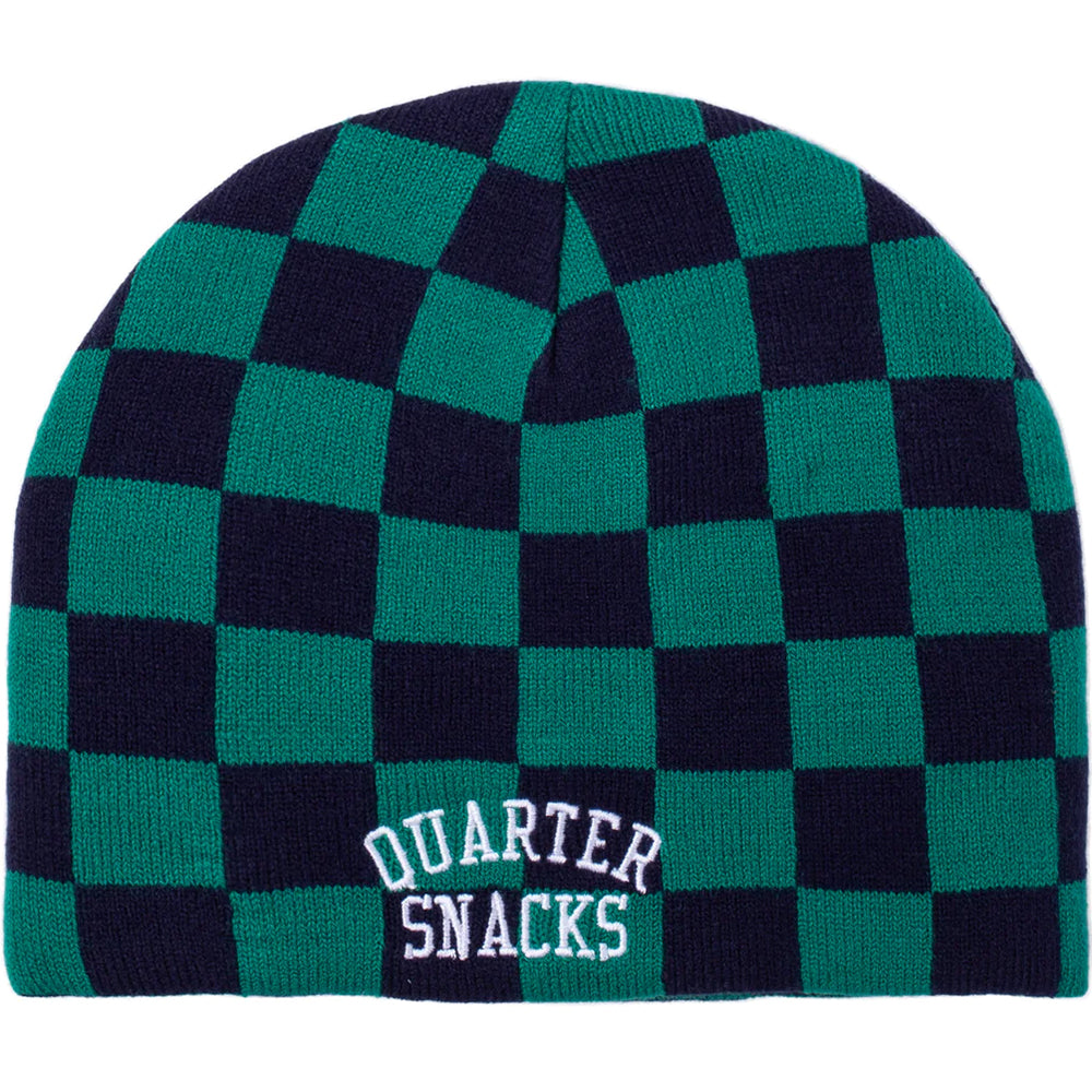 Quartersnacks Checker Arch Beanie Green/Blue