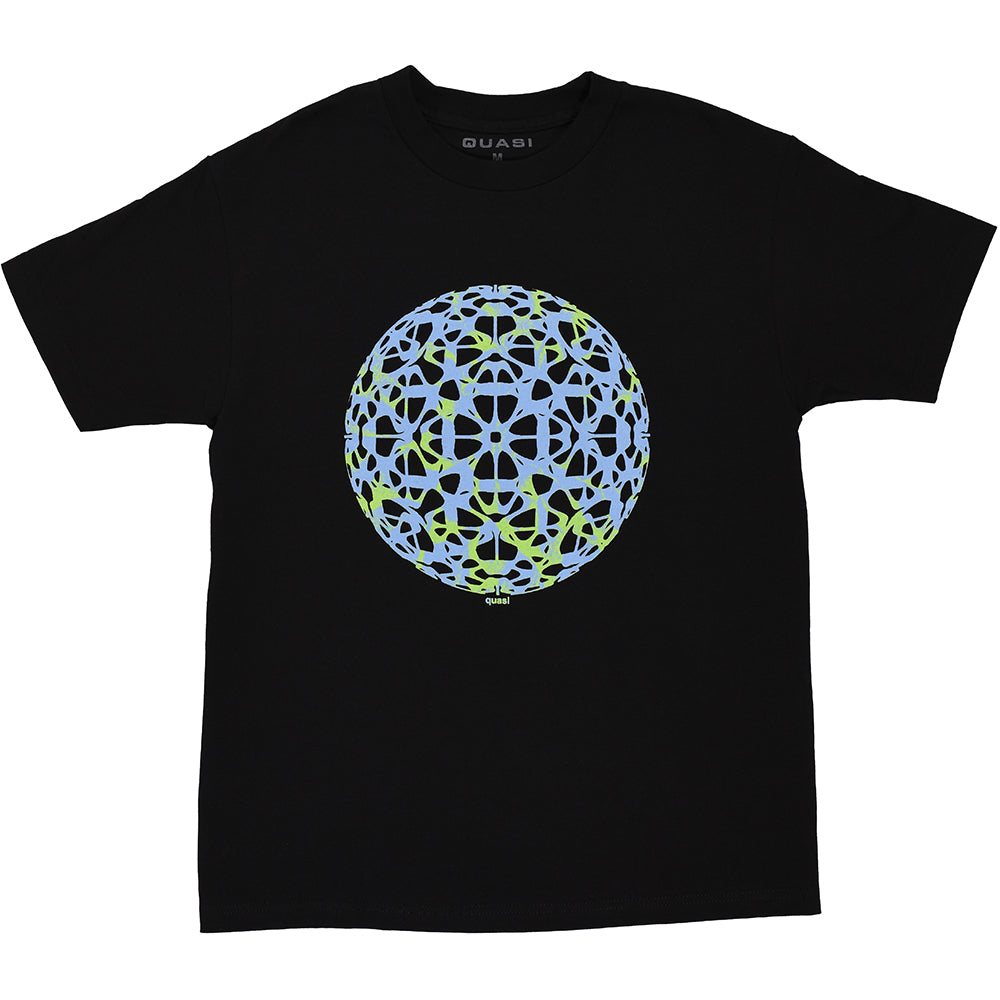 Quasi Globe Tee Black