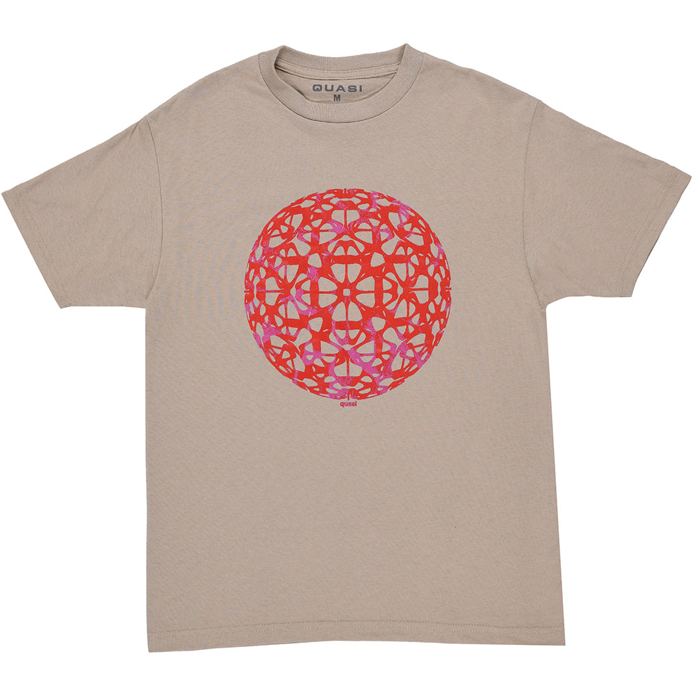 Quasi Globe Tee Sand