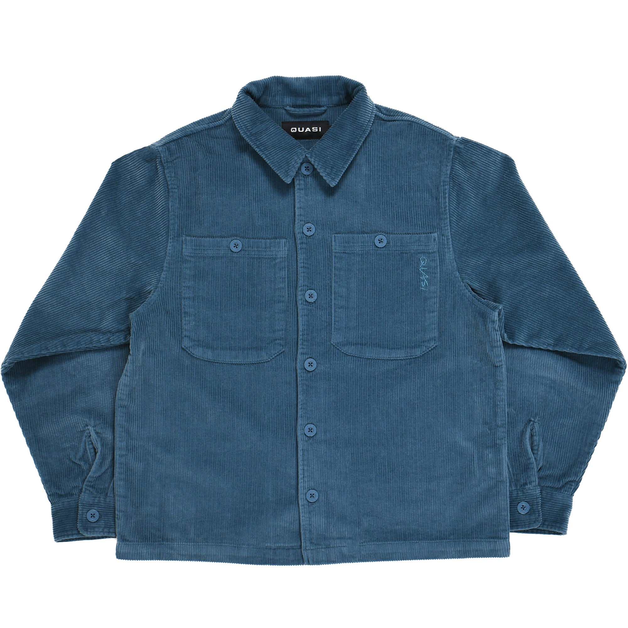 Quasi Montauk Long Sleeve Button Up Shirt Ocean