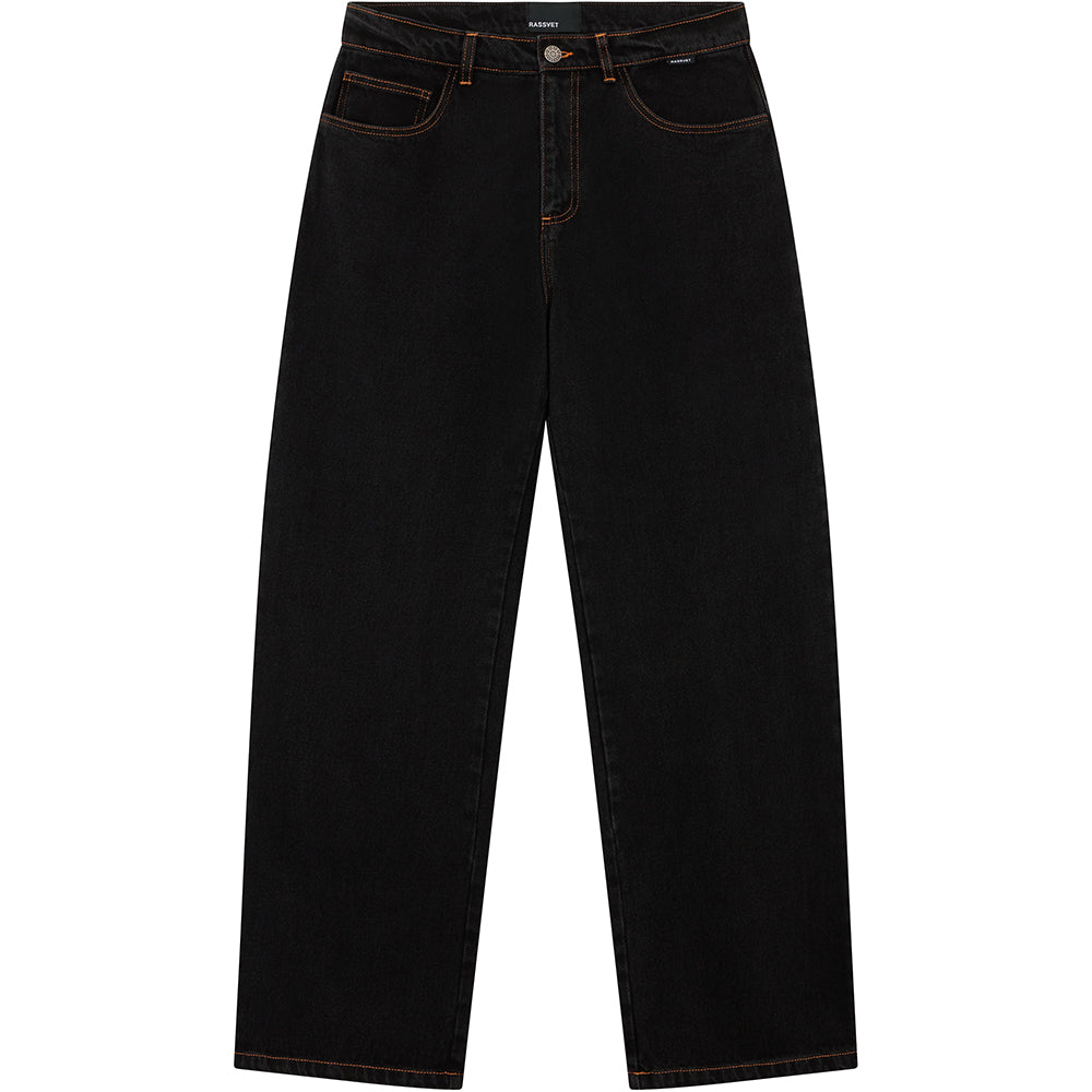 Rassvet Baggy Jean Denim Pants Black