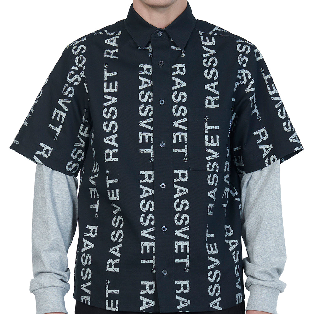 Rassvet Desert Hybrid Shirt Woven Knit Black