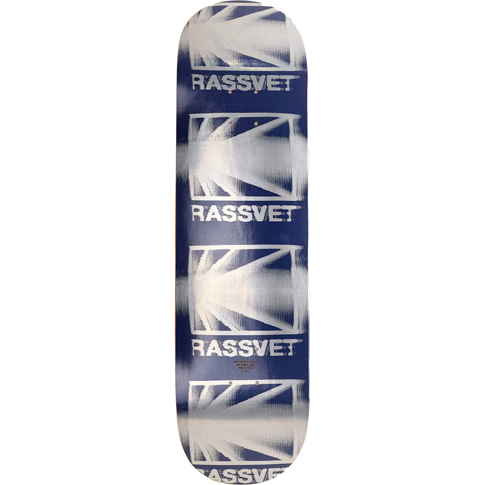 Rassvet Glitch Navy Skateboard Deck 8.375"
