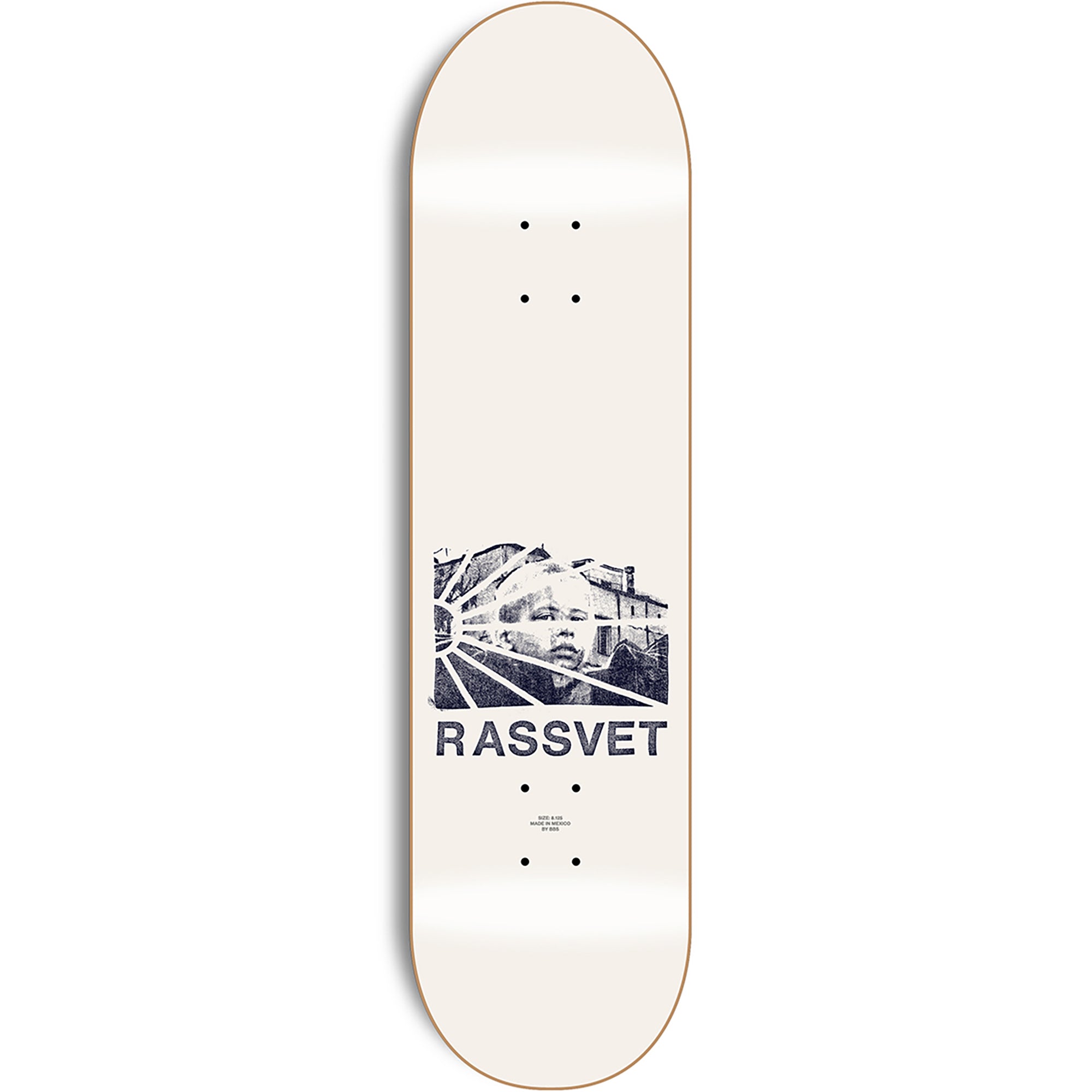 Rassvet Logo Childhood Skateboard Deck 8.125"