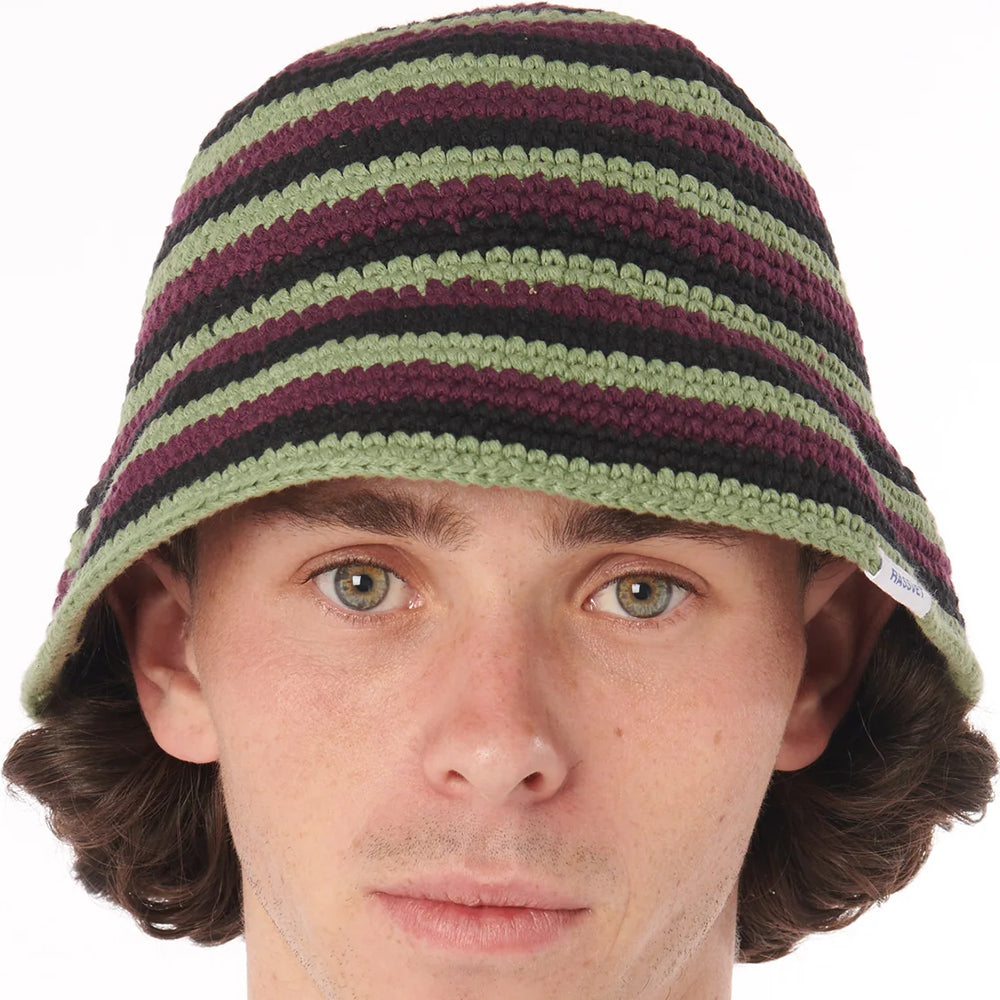 Rassvet Striped Knitted Bucket Hat