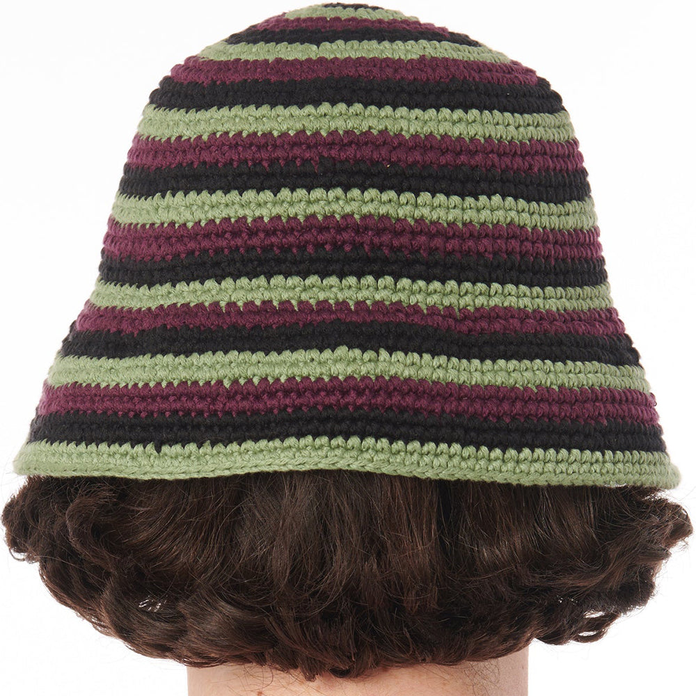 Rassvet Striped Knitted Bucket Hat