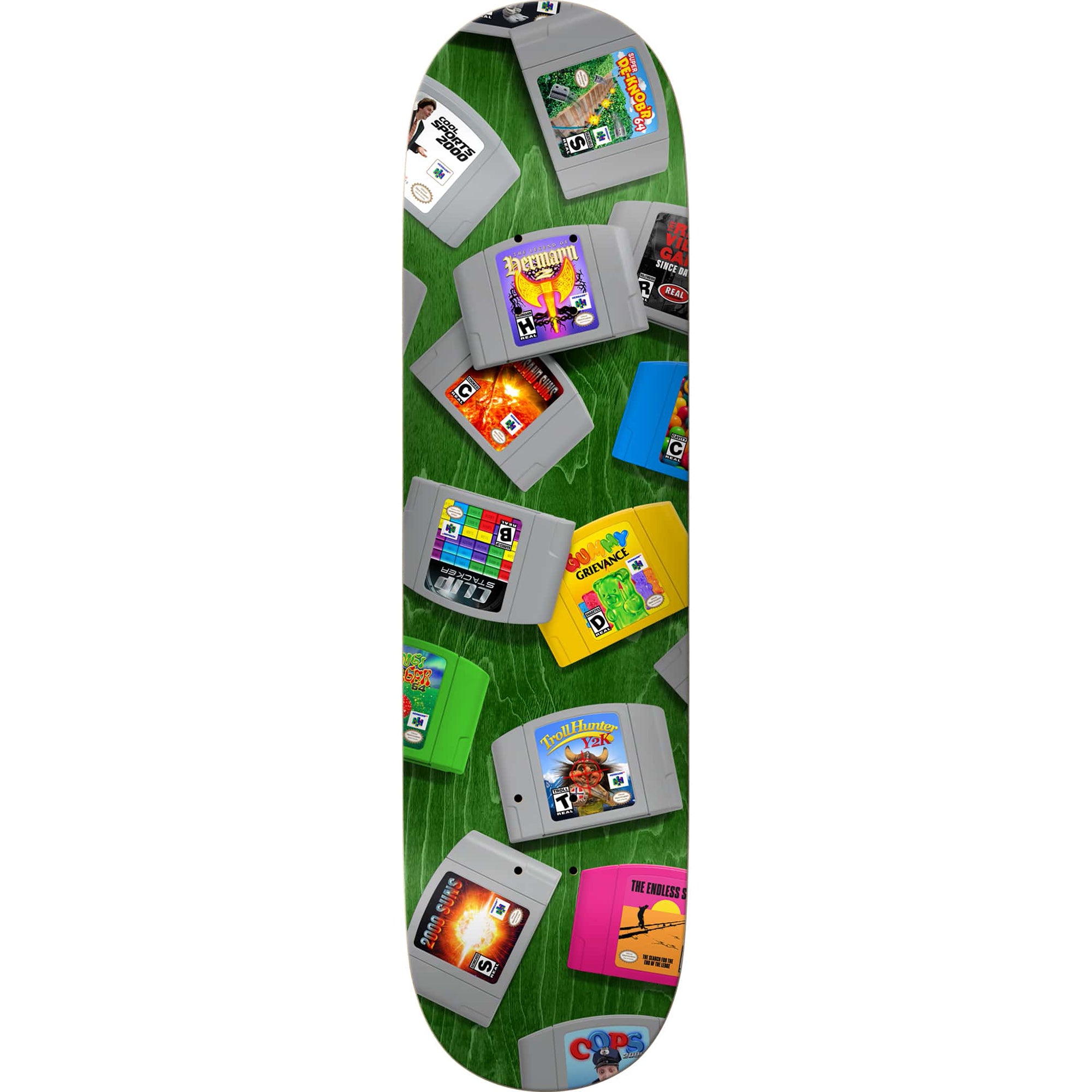 Real Herman Stene 64 Bit Skateboard Deck 8.25"
