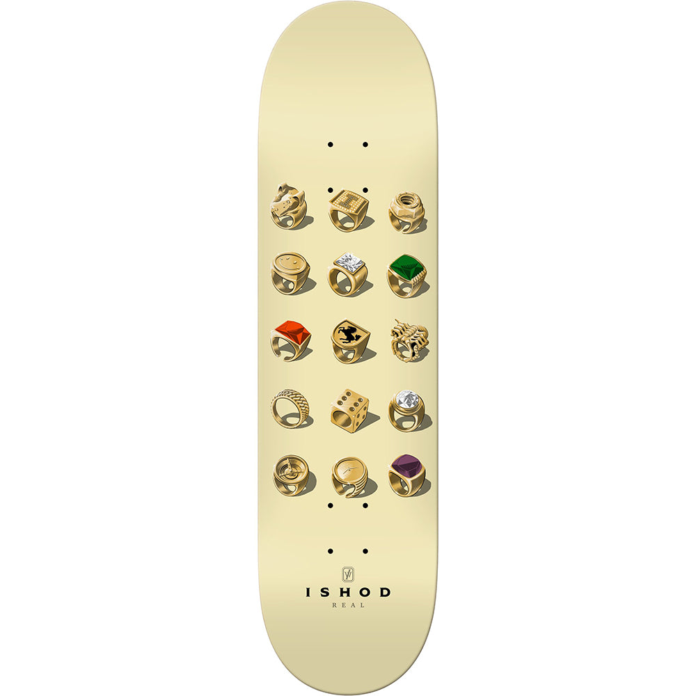 Real Ishod Wair Jeweler Twin Tail Slick Skateboard Deck 8.3"