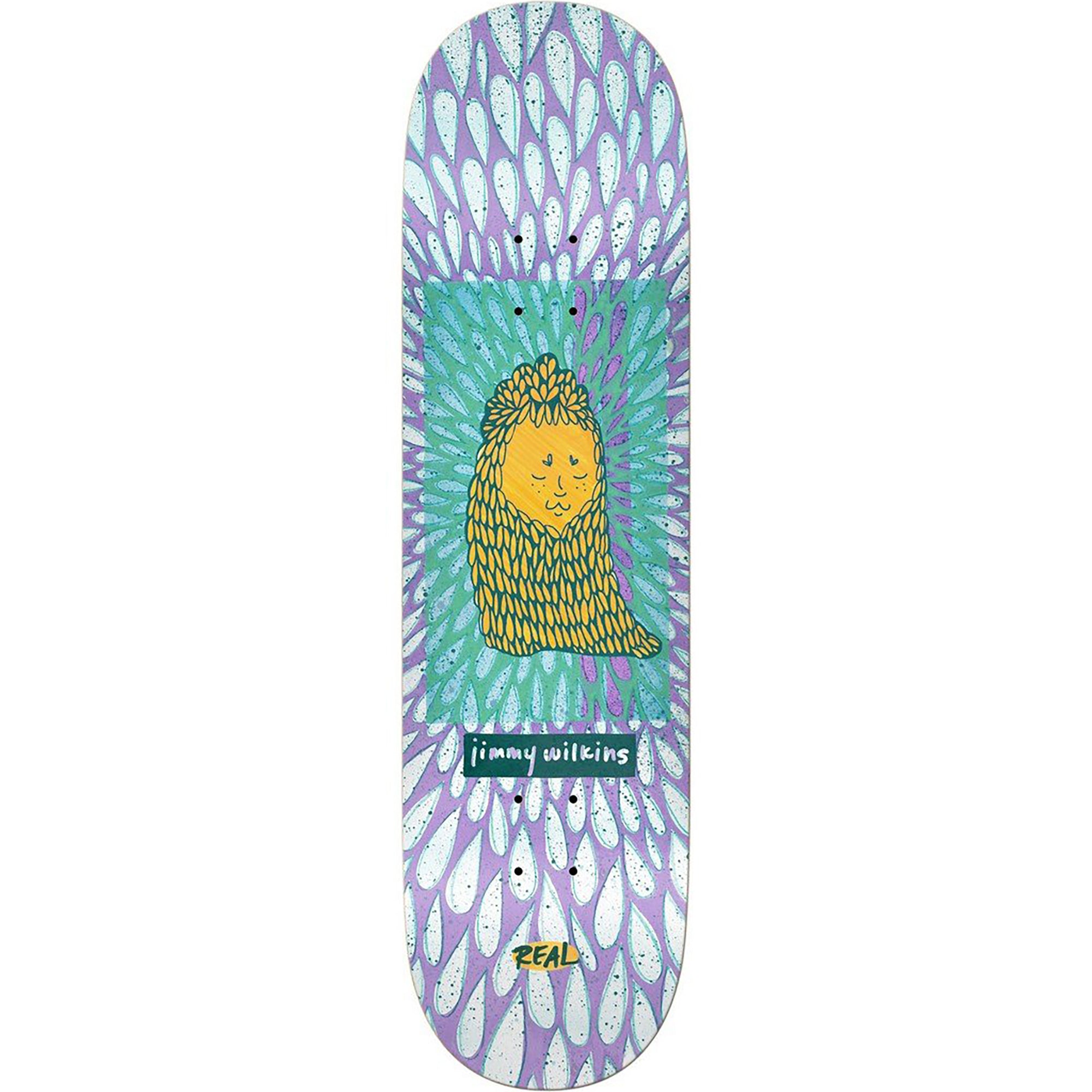 Real Jimmy Wilkins Echoes by Nora Skateboard Deck 8.5"