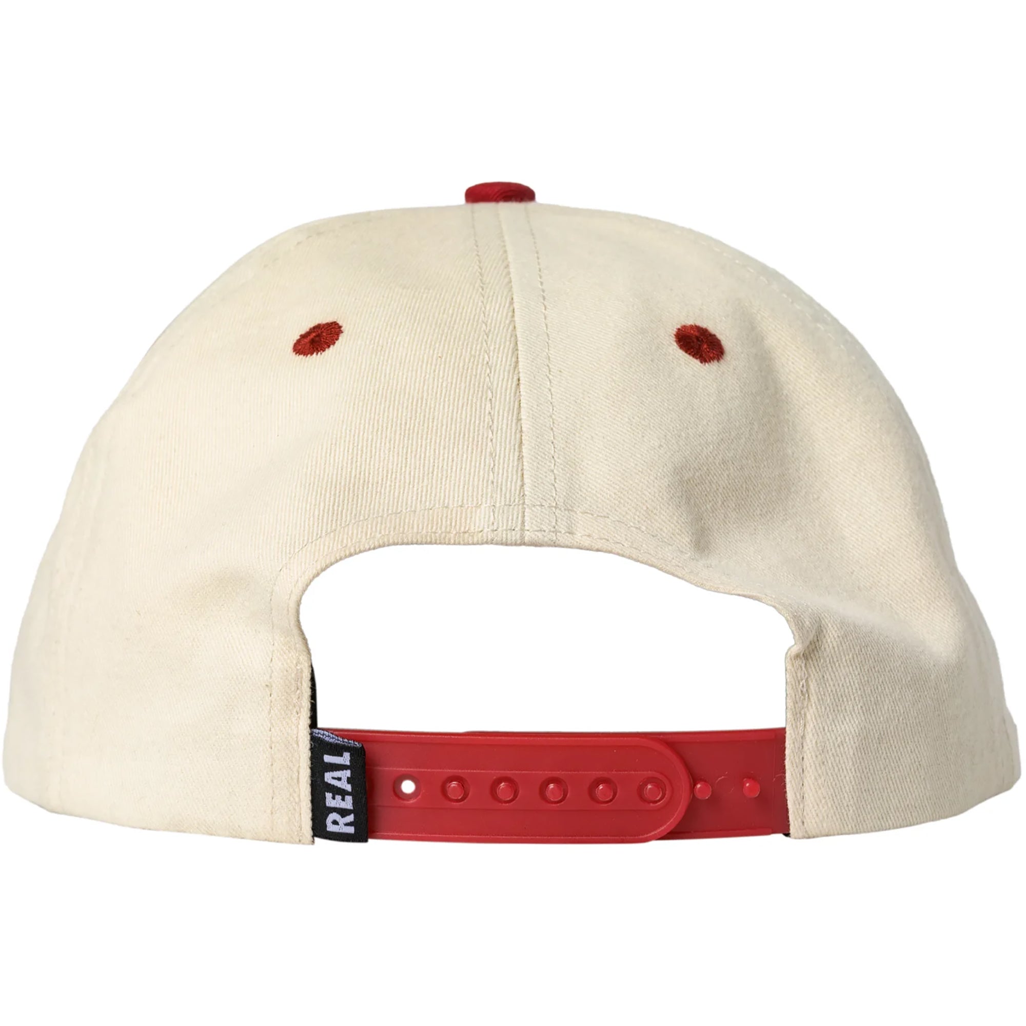 Real Pier 7 Cap Natural/Maroon