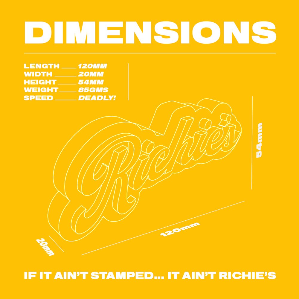 Richie's Signature Skateboard Wax Yellow