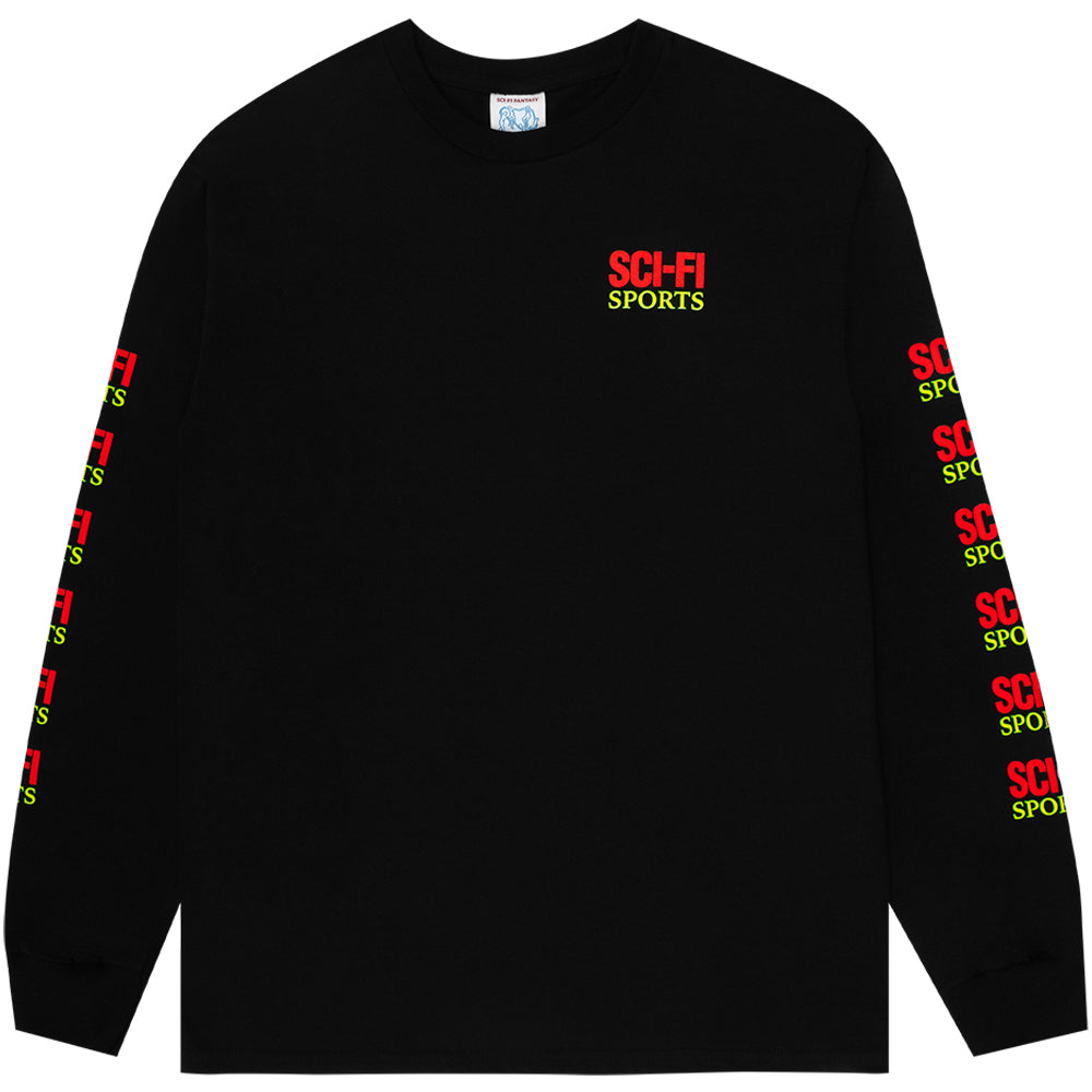 Sci-Fi Fantasy Sports Longsleeve Tee Black