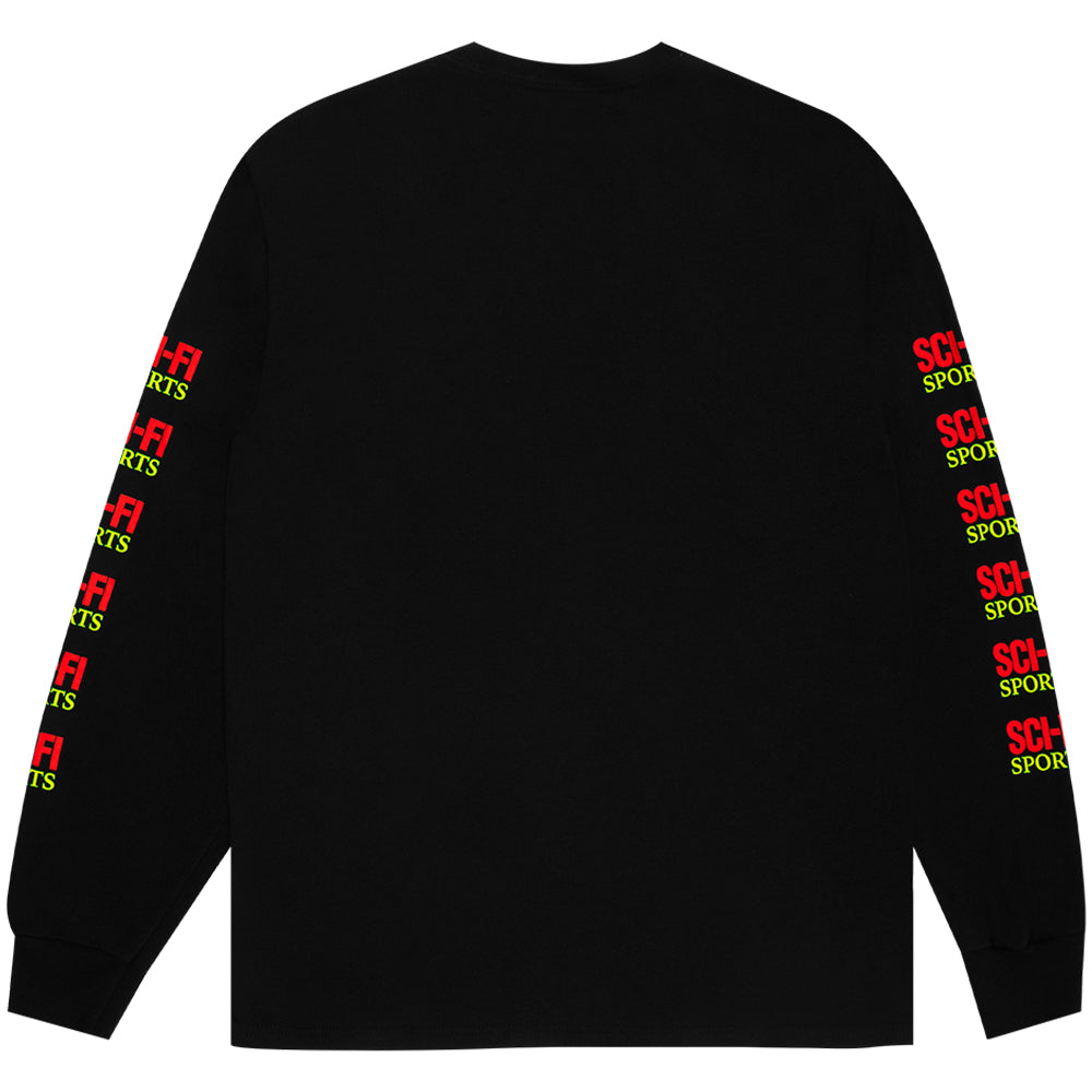 Sci-Fi Fantasy Sports Longsleeve Tee Black