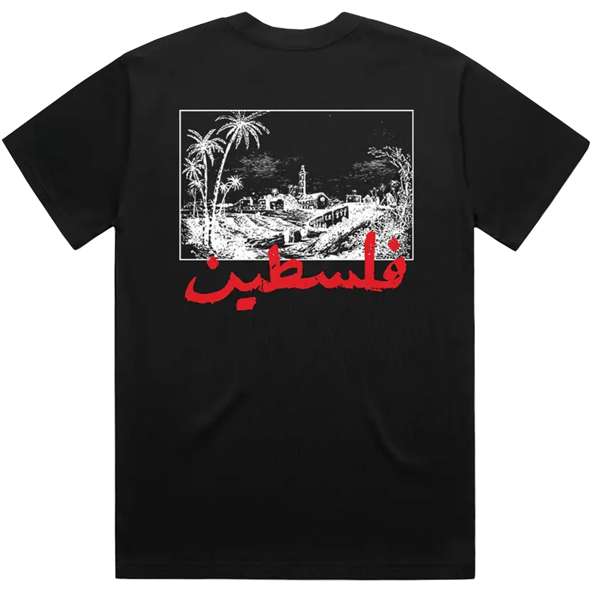 SkatePal Palms Tee Black