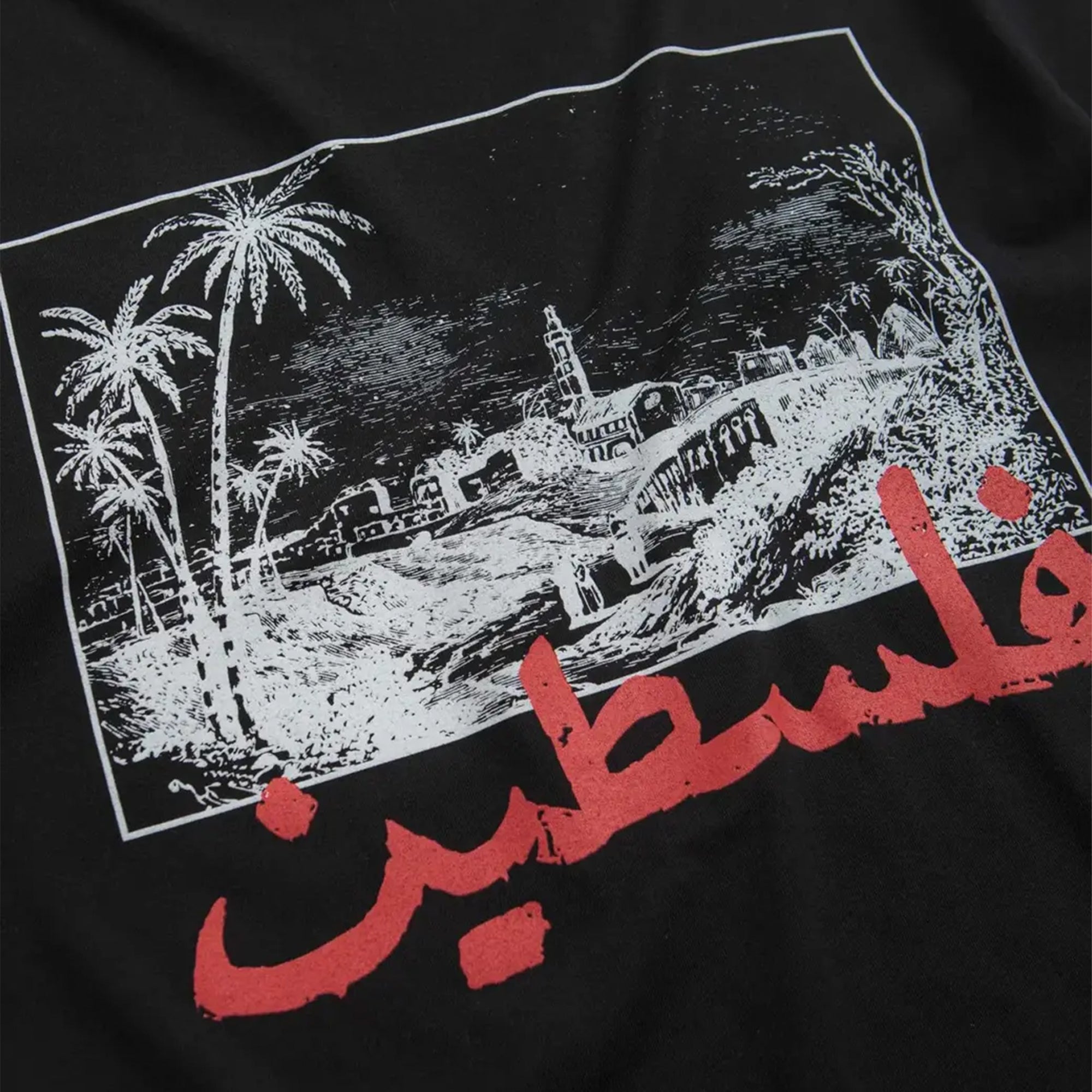 SkatePal Palms Tee Black