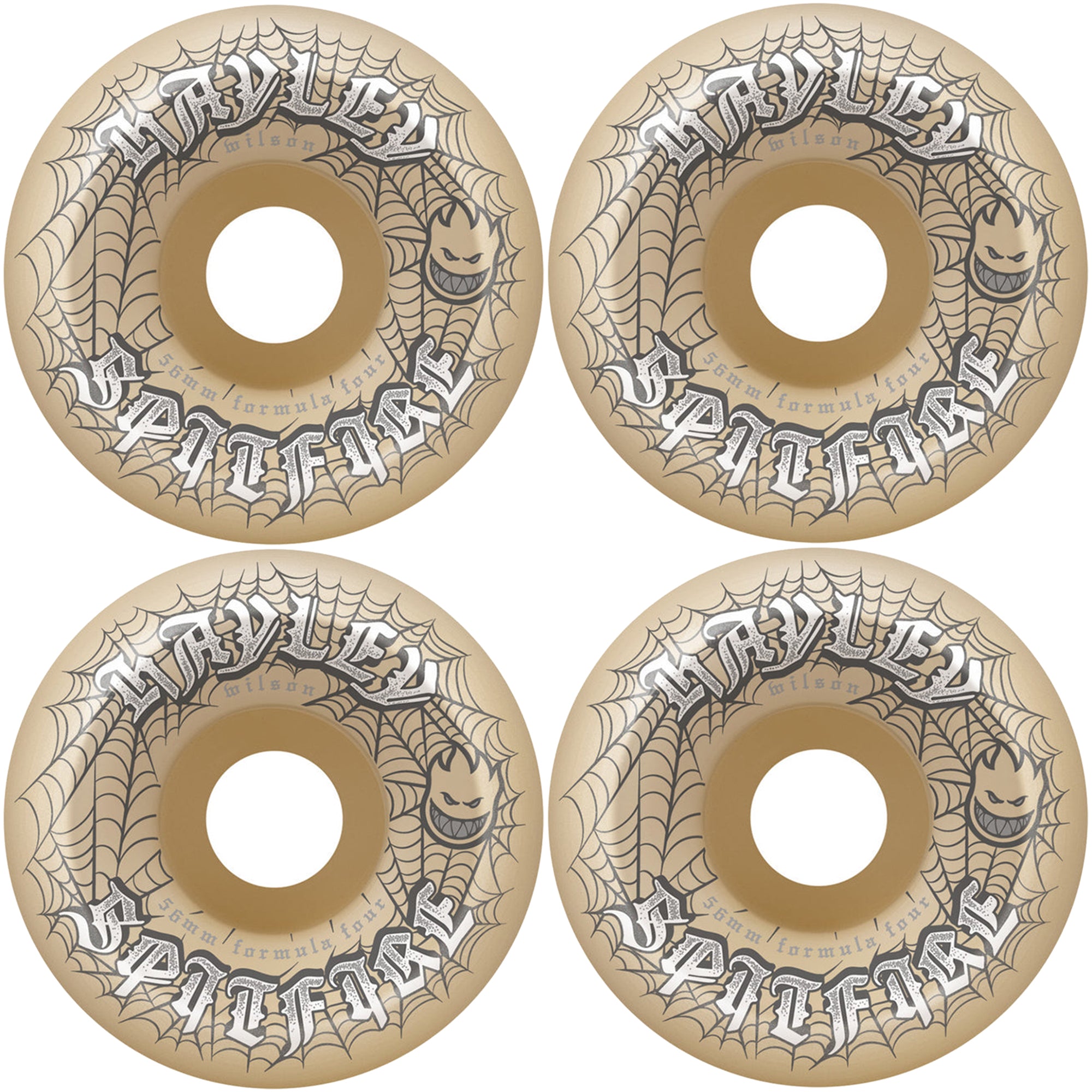 Spitfire Hayley Wilson Webbed Formula Four Conical Full 99du Natural Skateboard Wheels 56mm