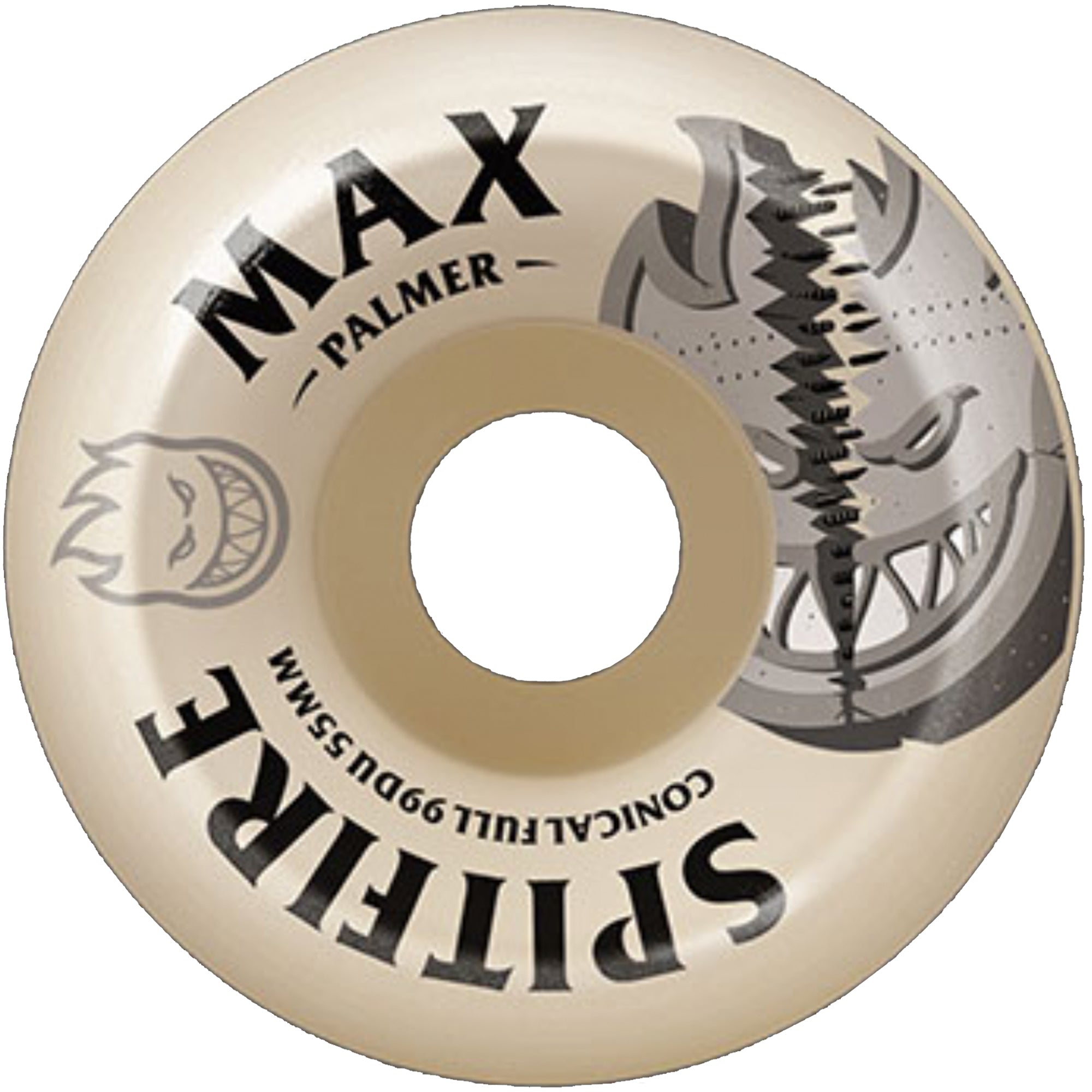 Spitfire Max Palmer Burn Squad Formula Four Conical Full 99du Natural Skateboard Wheels 55mm