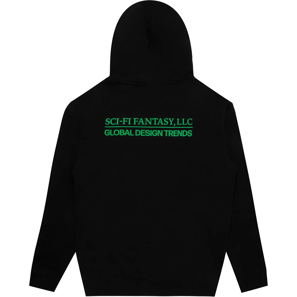 Sci-Fi Fantasy Design Trends Zip Up Hood Black