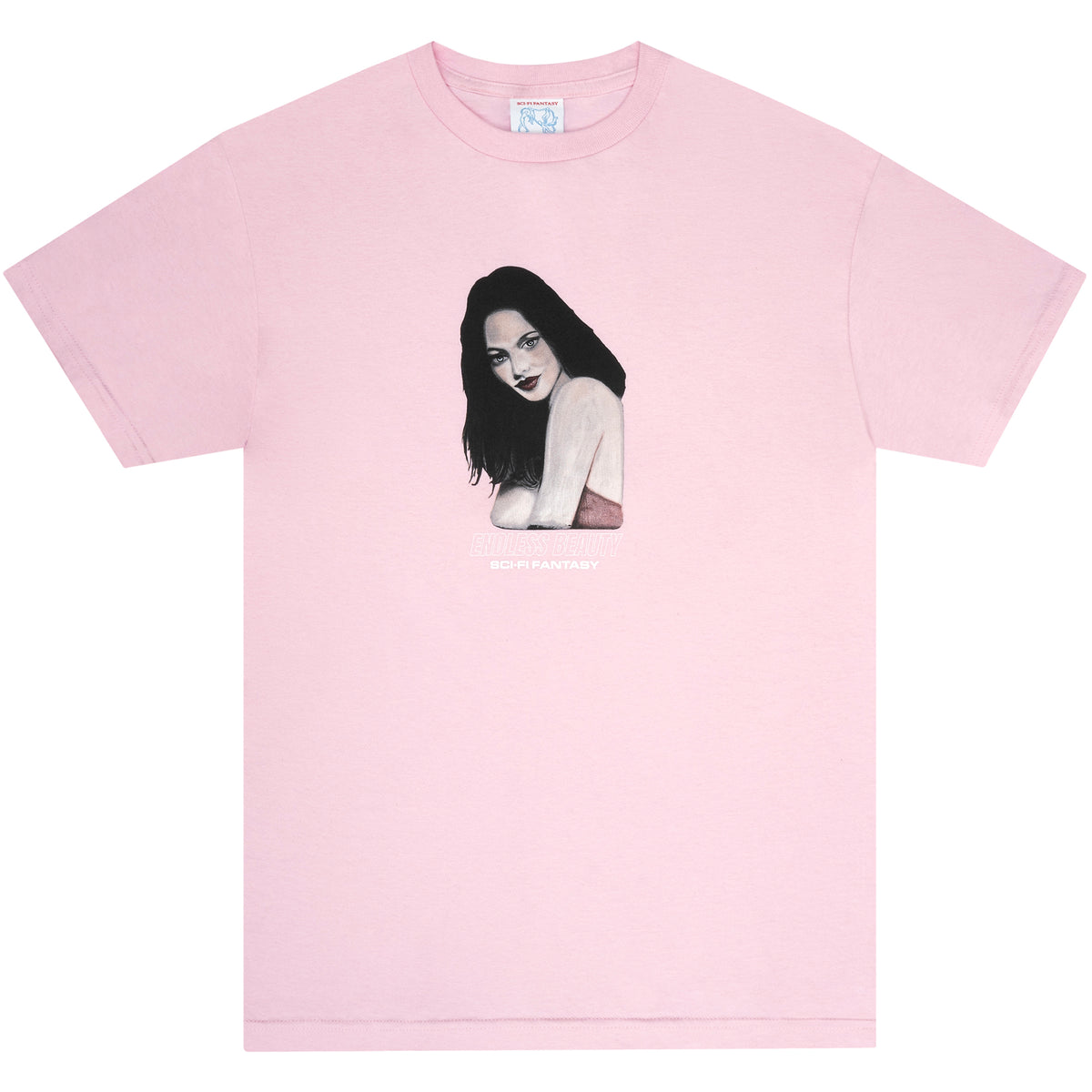 Sci-Fi Fantasy Glass Woman Tee Pink