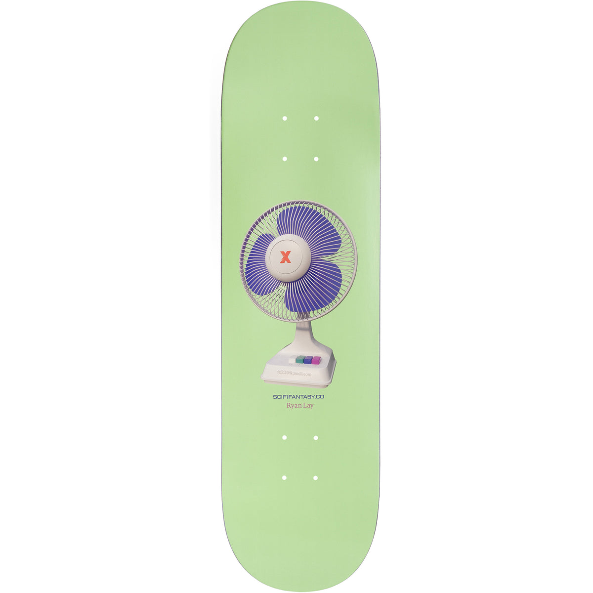 Sci-Fi Fantasy Ryan Lay Fan Skateboard Deck 8.38"