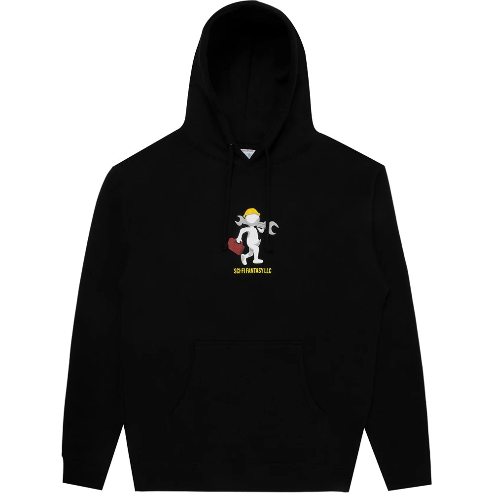 Sci-Fi Fantasy Tech Support Hood Black