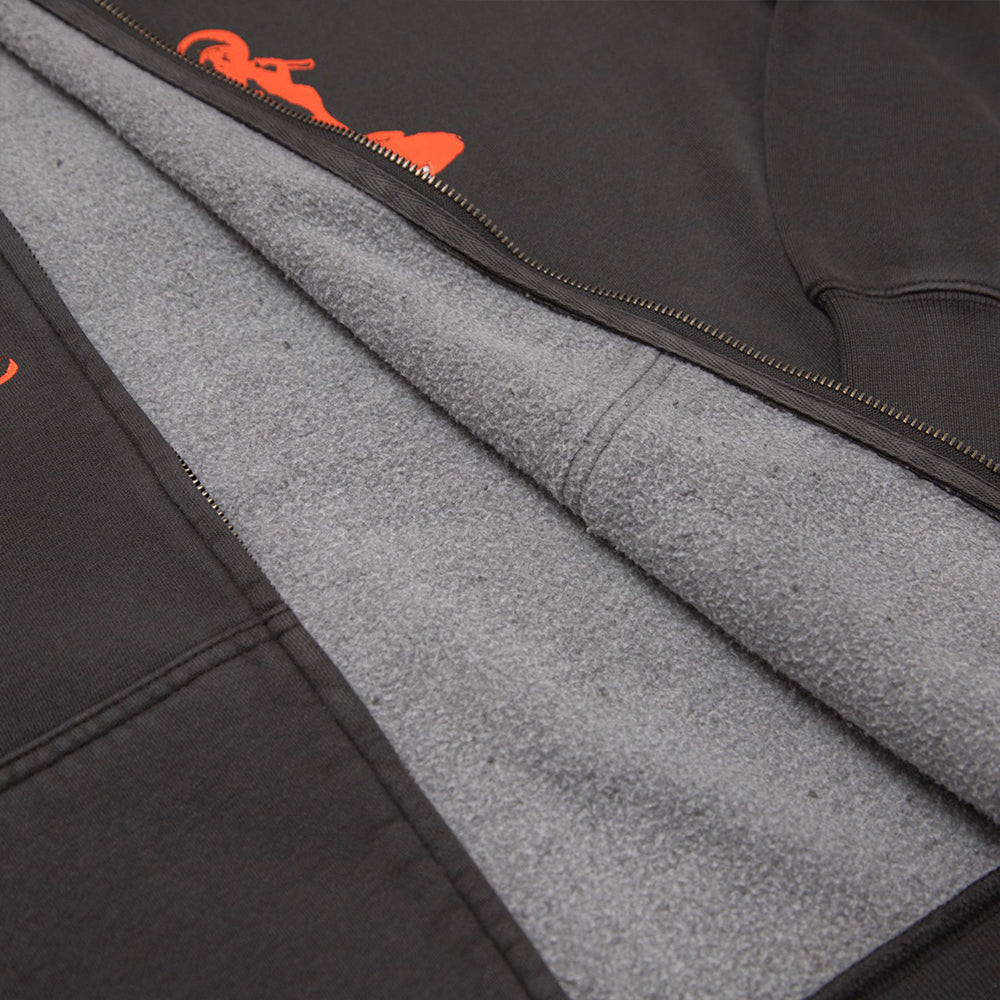 Short Straw Divorce Zip Enby Hood Black