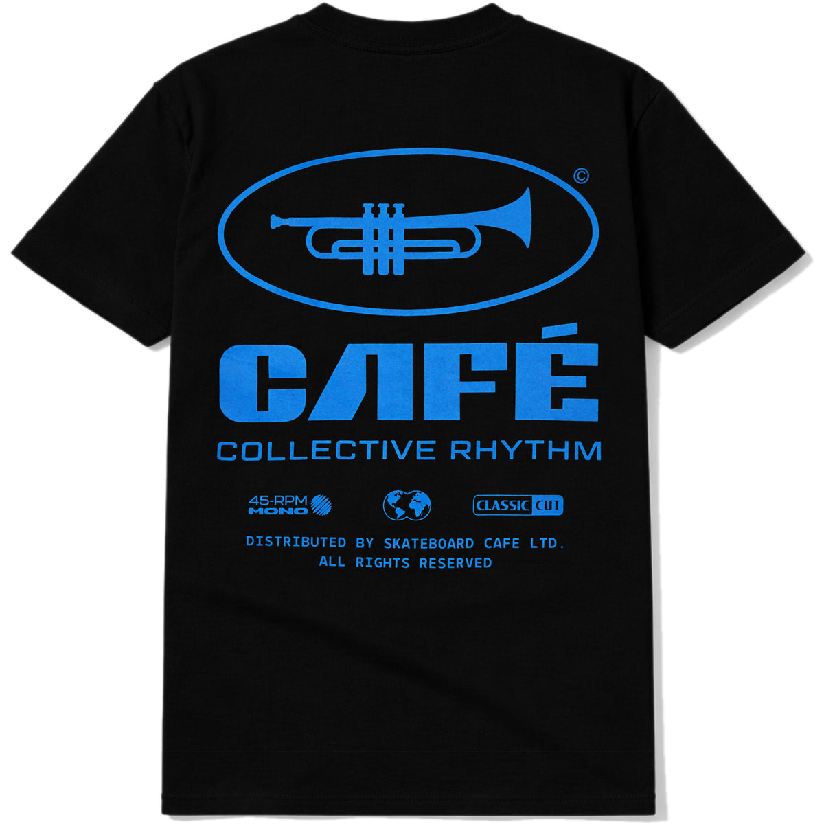 Skateboard Cafe Collective Rhythm T Shirt Black