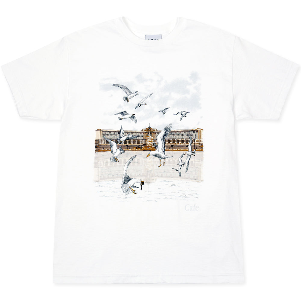 Skateboard Cafe Lloyds Tee White