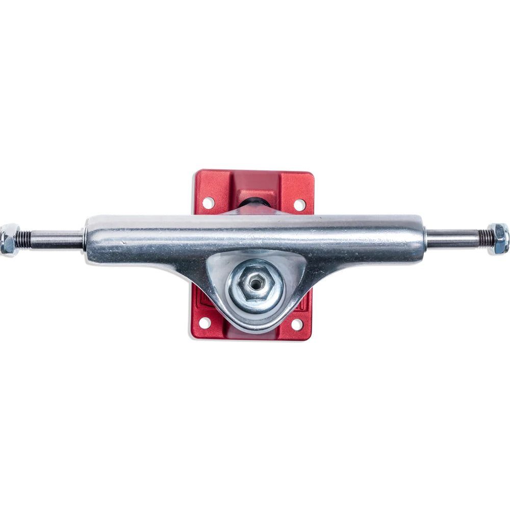 Slappy ST1 Lights Skateboard Trucks Red 8"