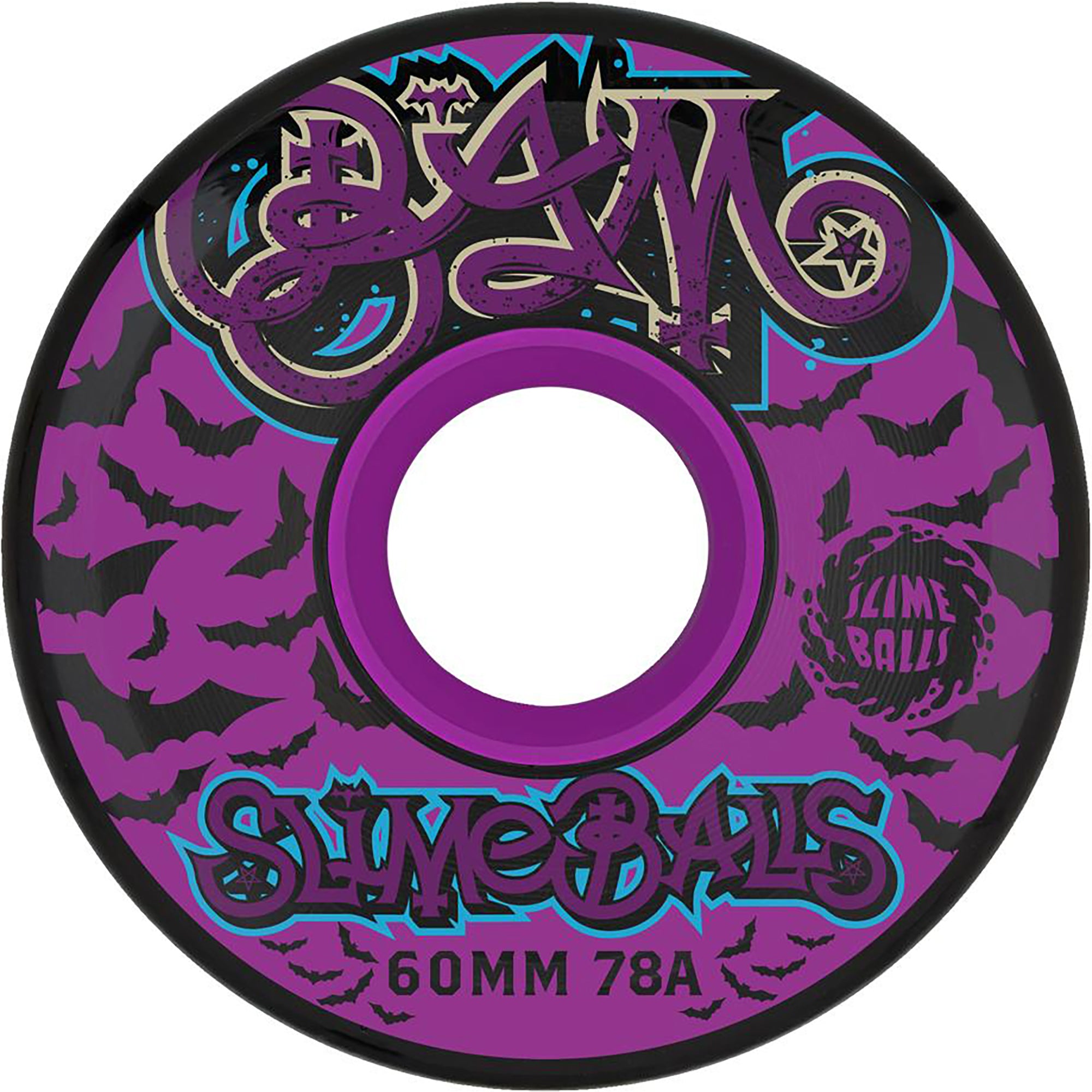 Slime Balls Bam Margera Guest OG Slime 78a Skateboard Wheels 60mm
