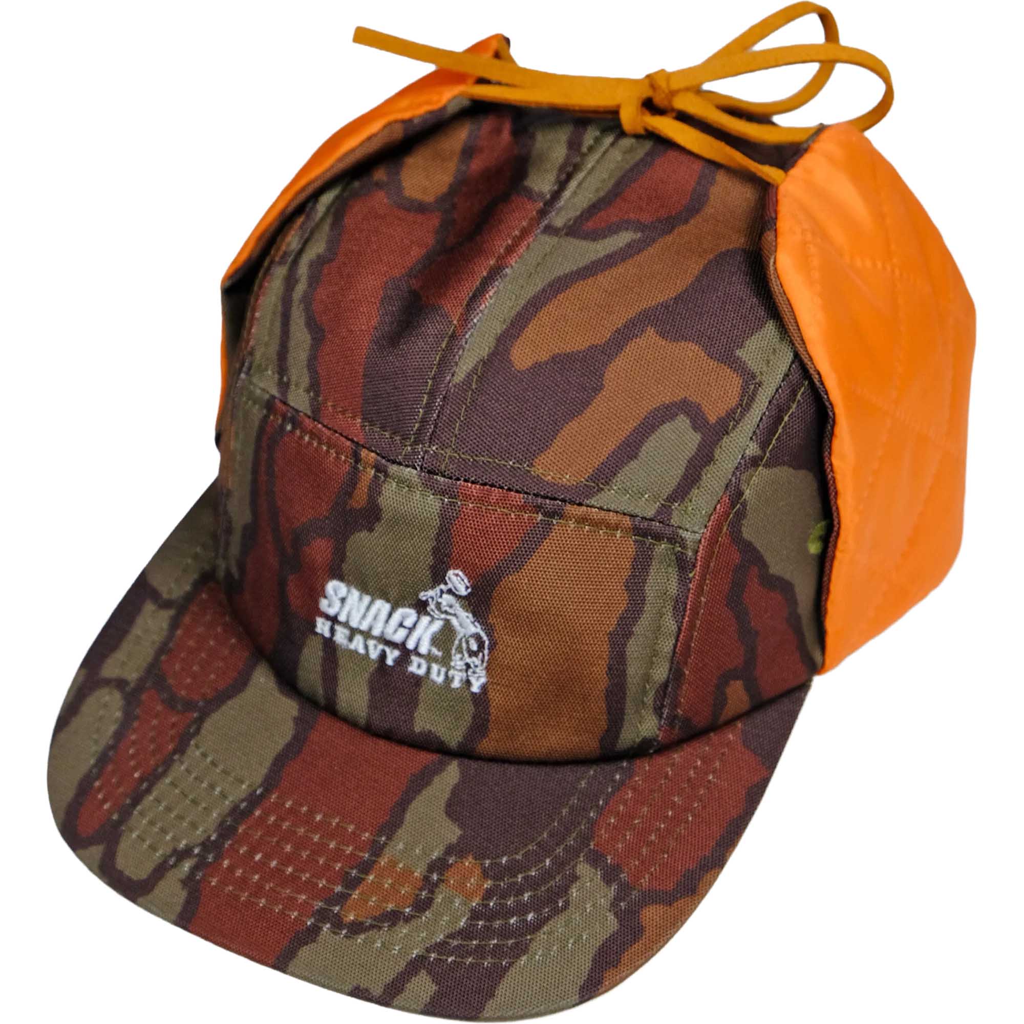 Snack Bark Camo Earflap Hat