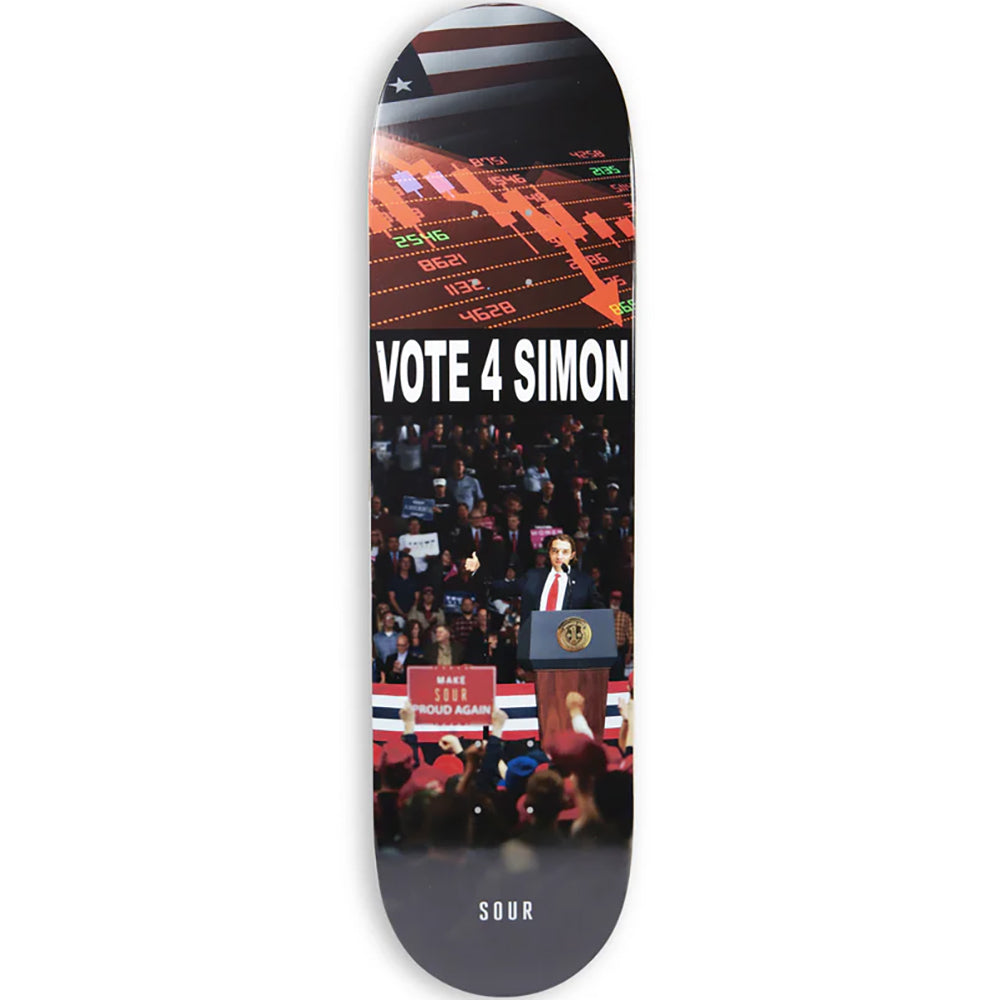 Sour Simon Isaksson Vote Skateboard Deck 8.6"