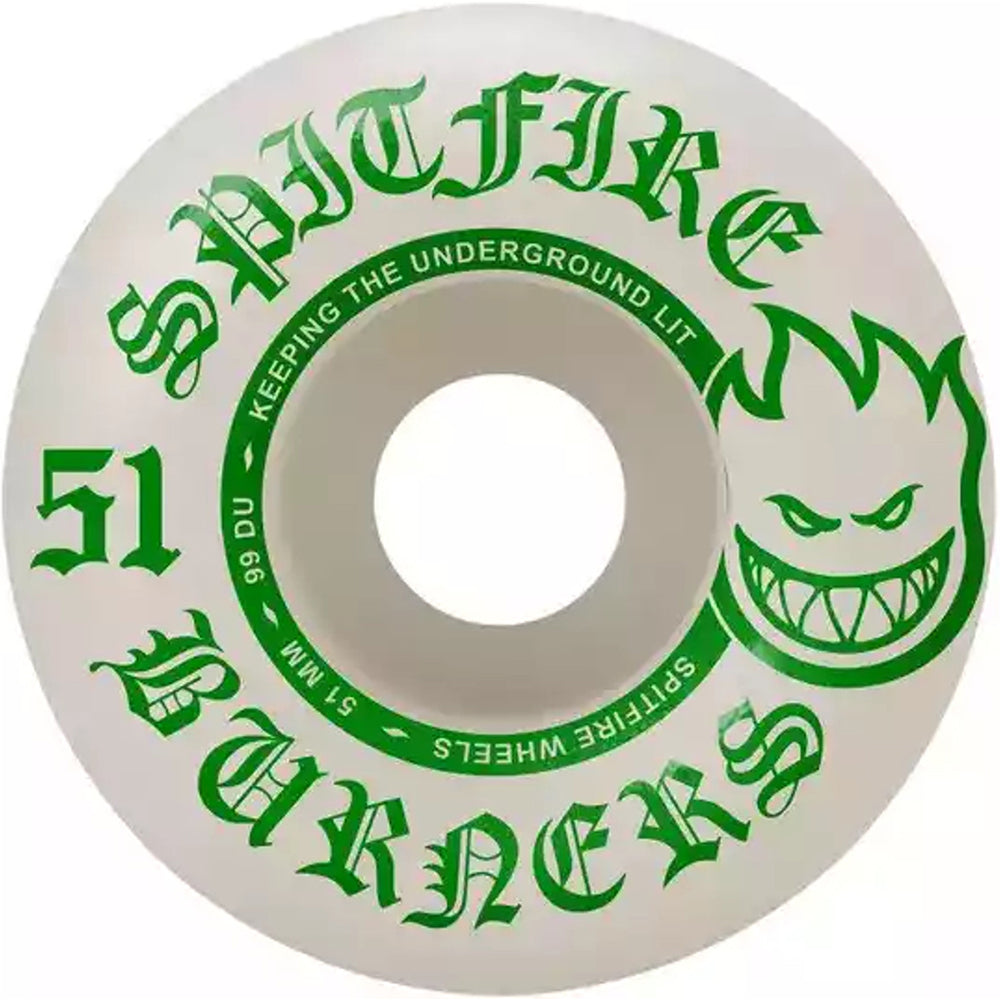 Spitfire Burners 99du Skateboard Wheels 51mm