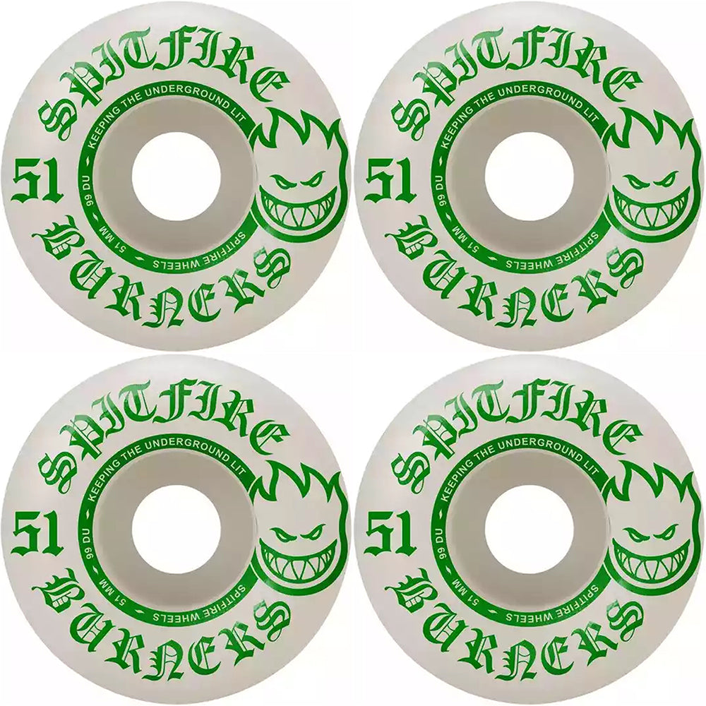 Spitfire Burners 99du Skateboard Wheels 51mm