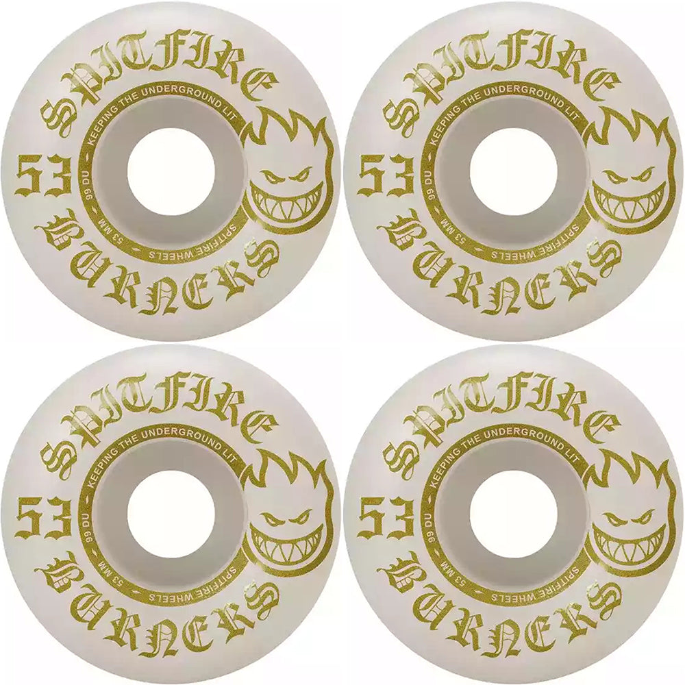Spitfire Burners 99du Skateboard Wheels 53mm