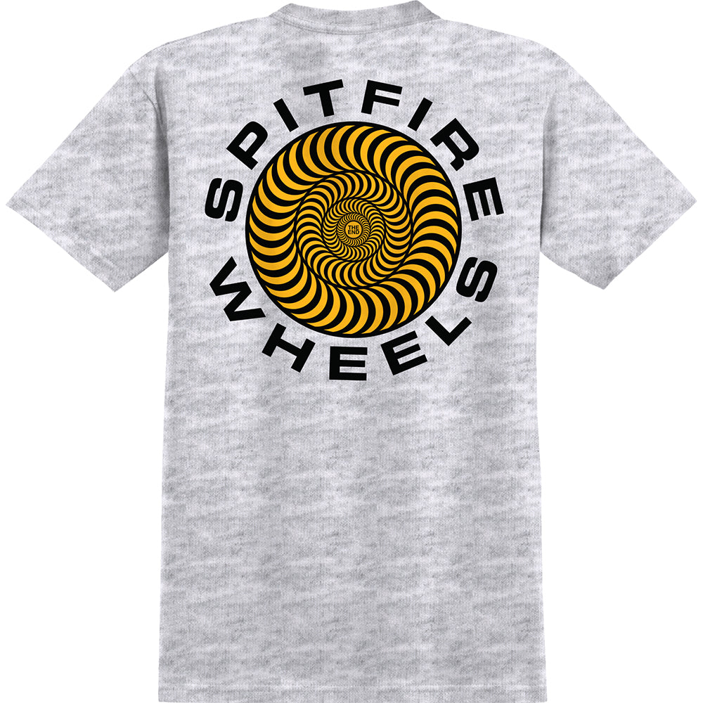 Spitfire Classic 87' Swirl T Shirt Ash/Gold/Black