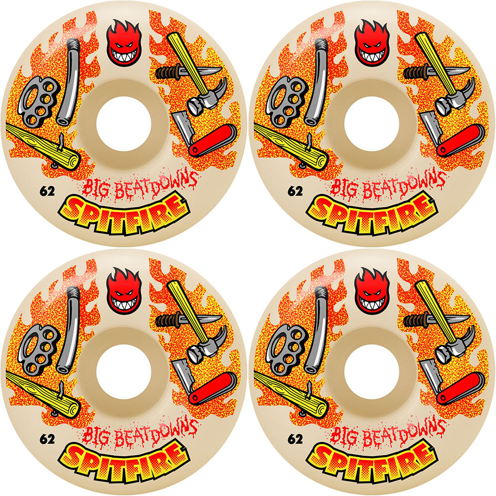 Spitfire Formula Four Big Beatdowns Classics 99du Wheels 60mm