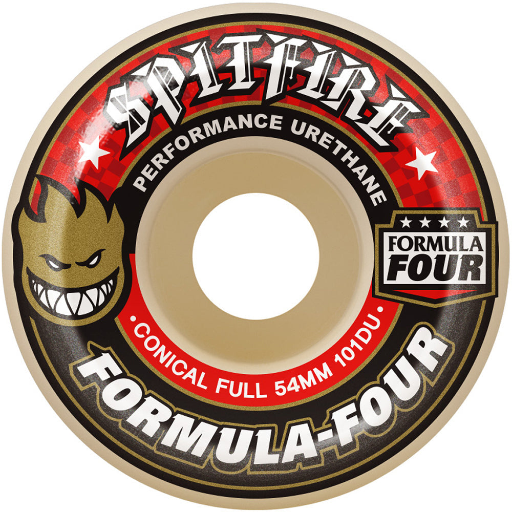 Spitfire Formula Four Conical Full 101du Skateboard Wheels 58mm