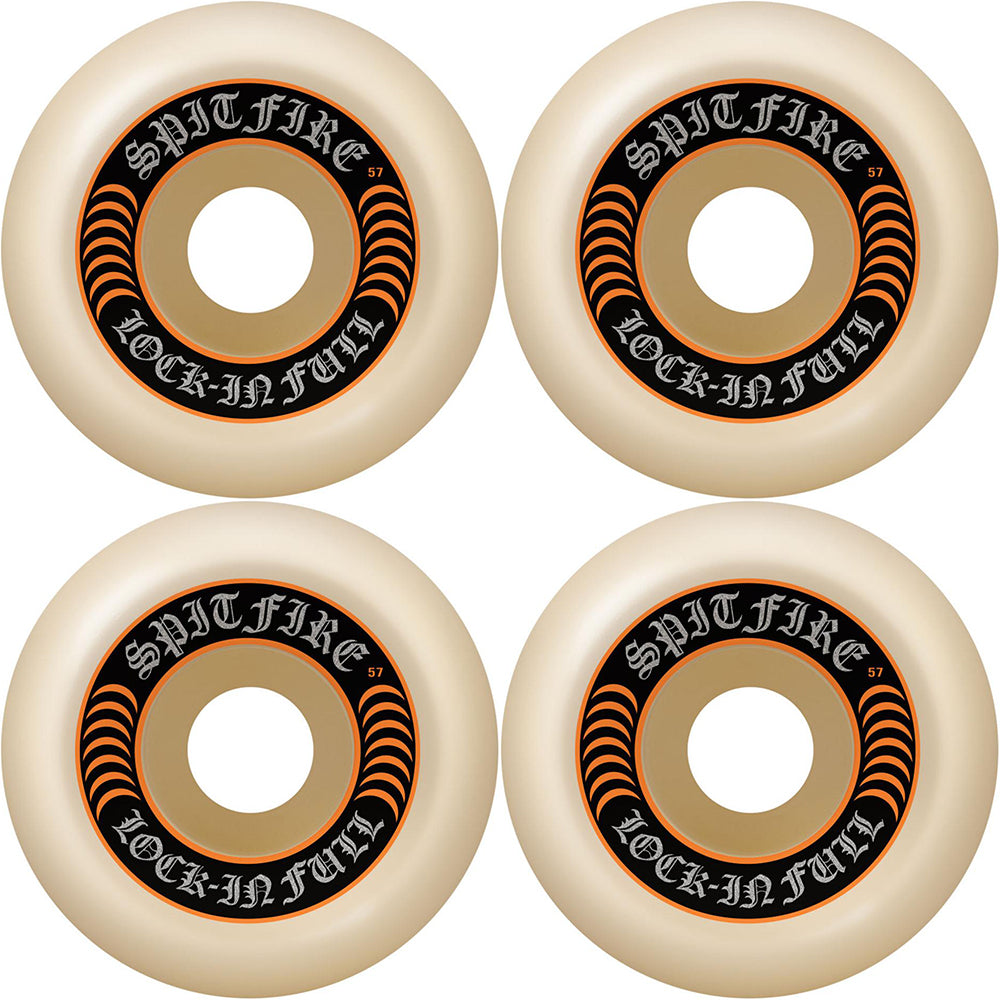 Spitfire Formula Four Lock-In Fulls 99DU Skateboard Wheels 54mm
