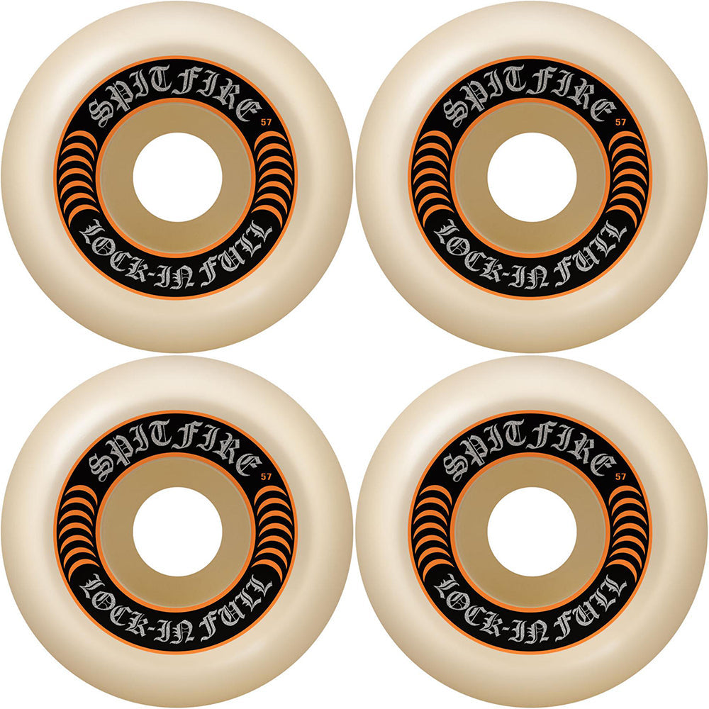 Spitfire Formula Four Lock-In Fulls 99DU Skateboard Wheels 55mm