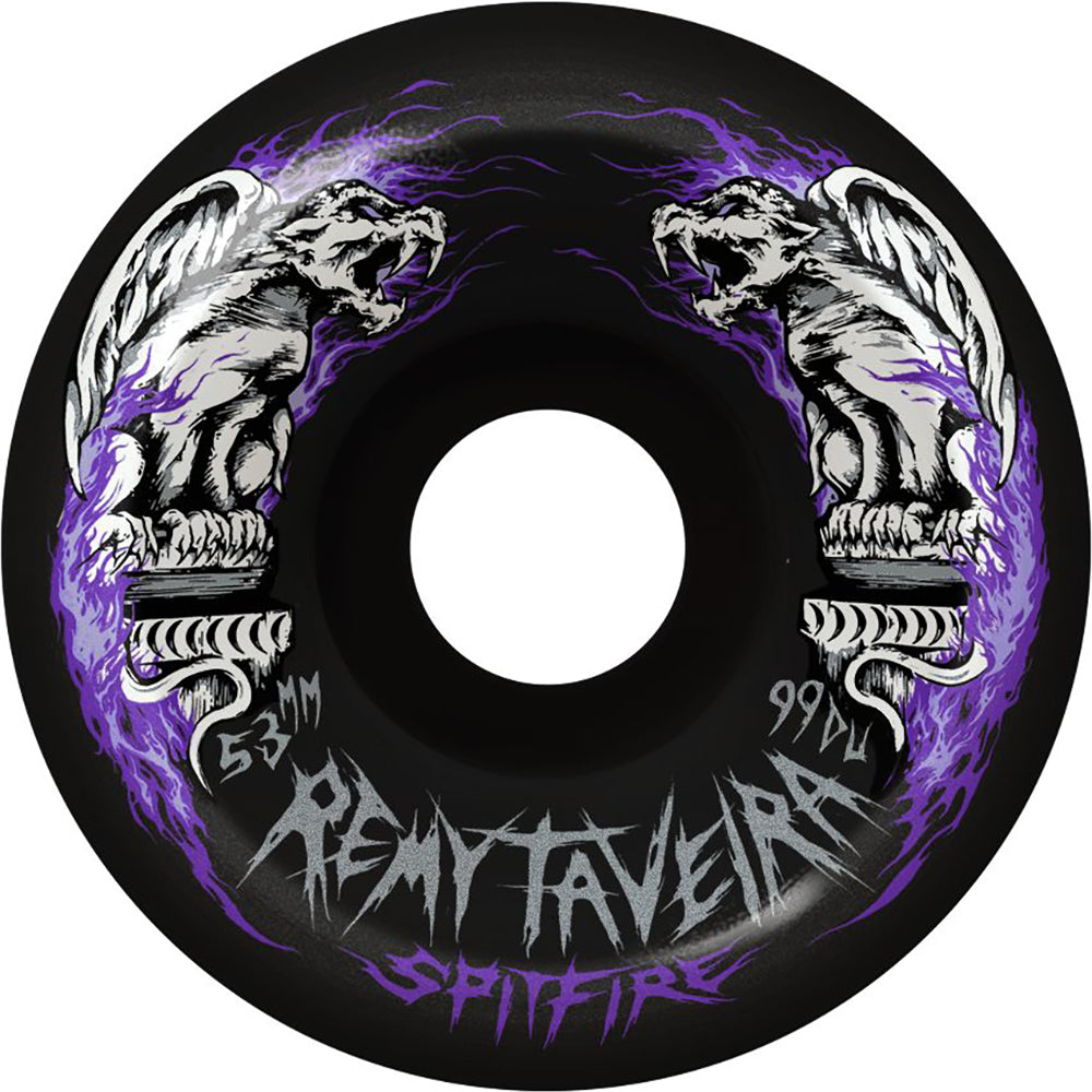 Spitfire Formula Four Remy Taveira Chimera Conical Full 99du Black Wheels 53mm