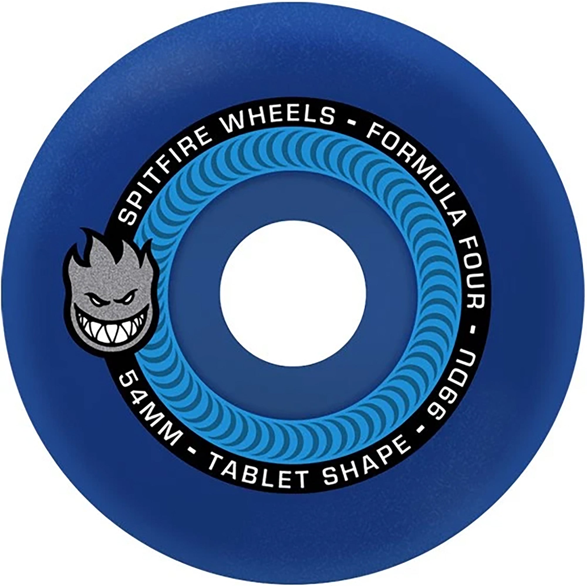 Spitfire Formula Four Tablet 99du Ice Blue Skateboard Wheels 54mm